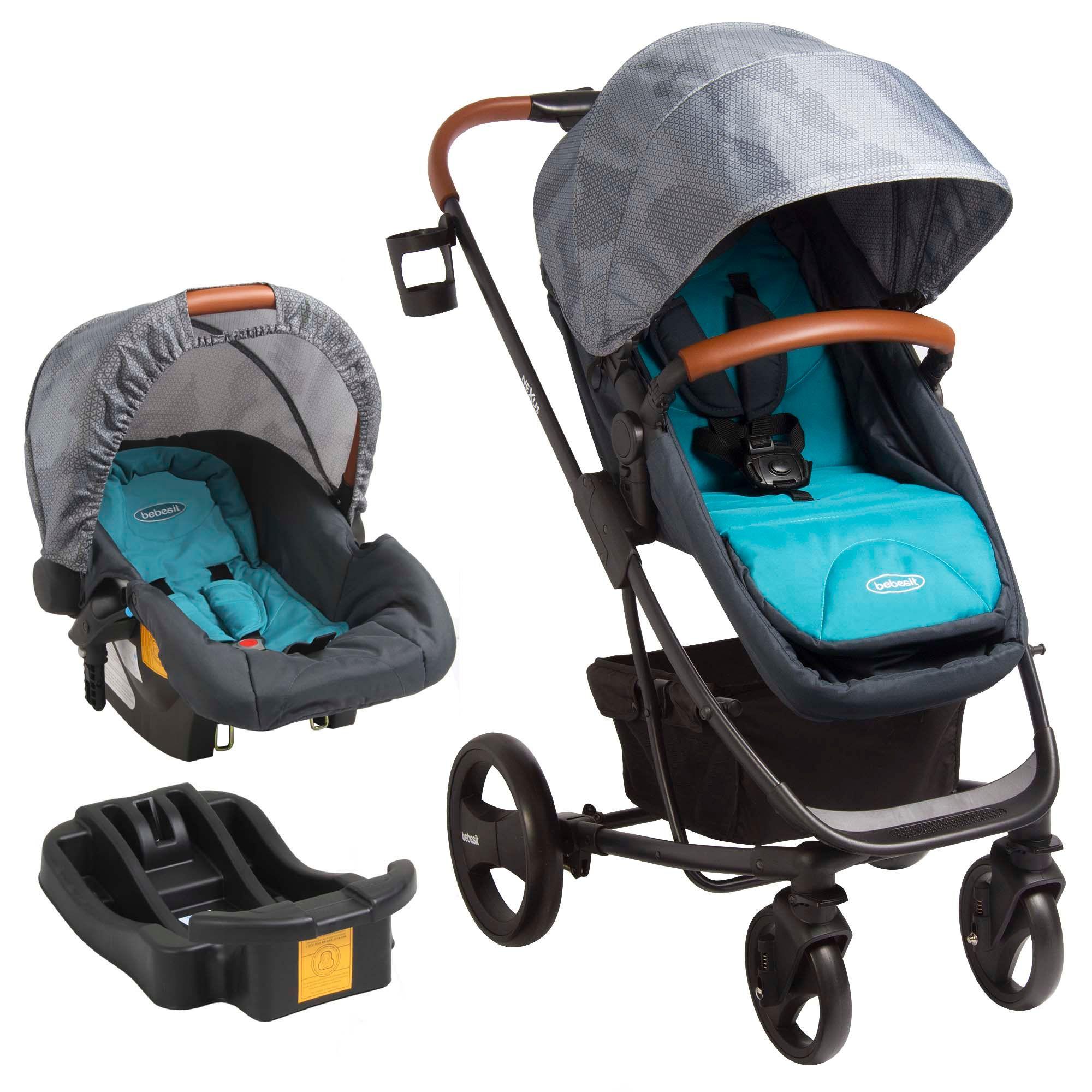 Coche Travel System Nexus Turquesa Bebesit-0