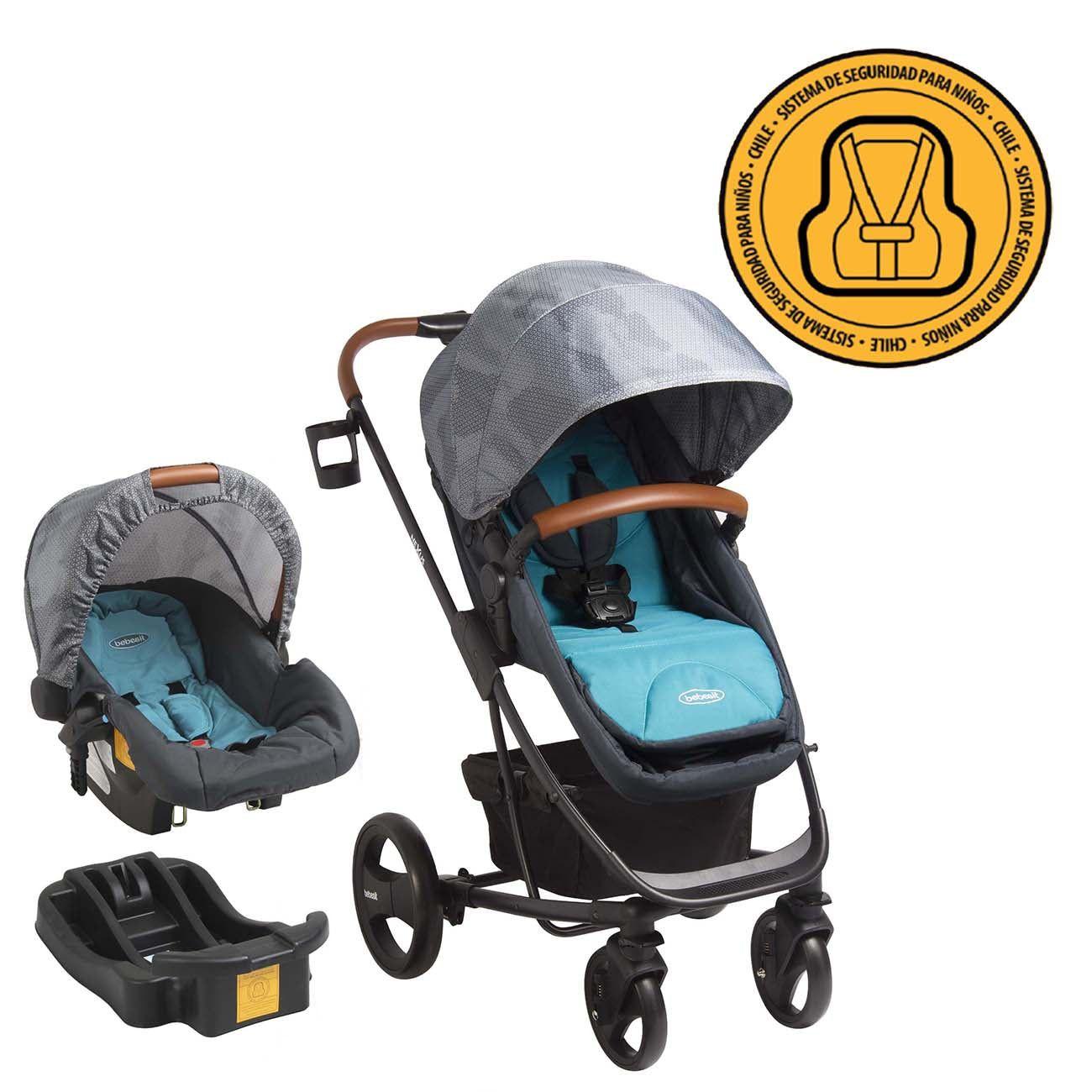 Coche Travel System Nexus Turquesa Bebesit-1