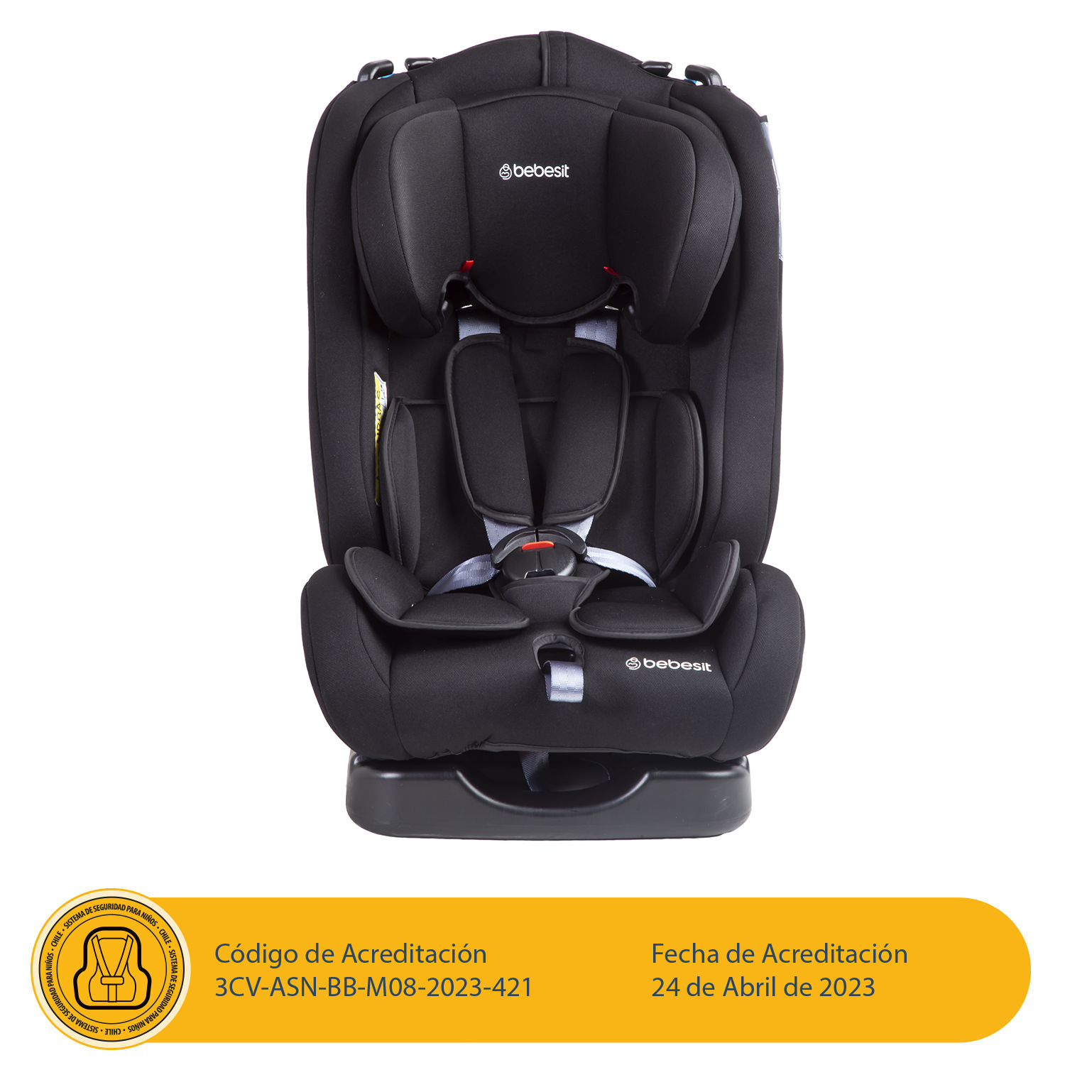 Silla de Auto Bebesit Orbit Negra-1