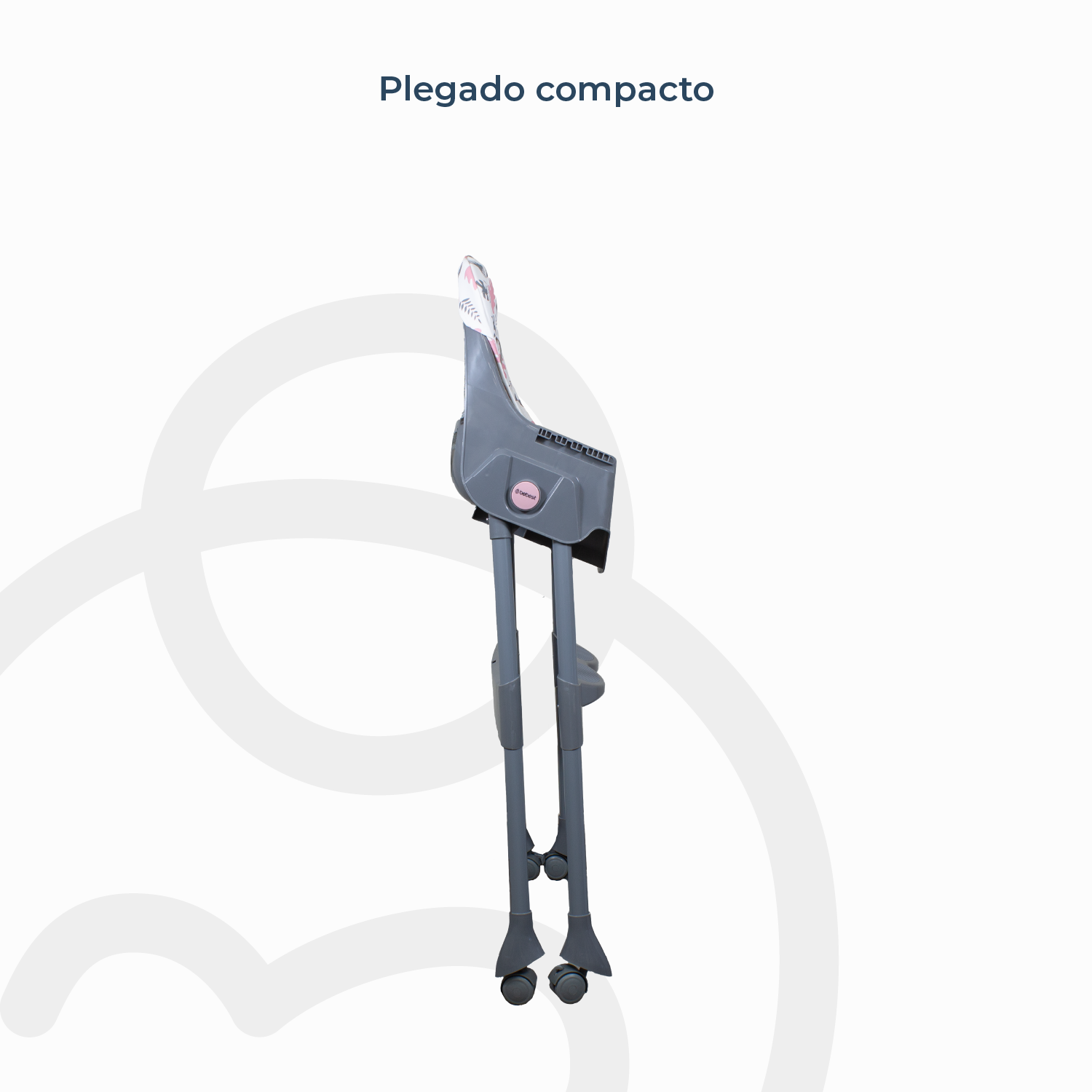Silla de Comer Steps Rosada Bebesit-5