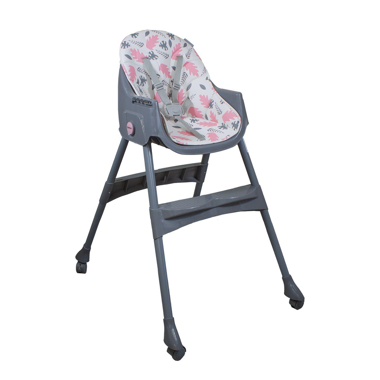 Silla de Comer Steps Rosada Bebesit-2