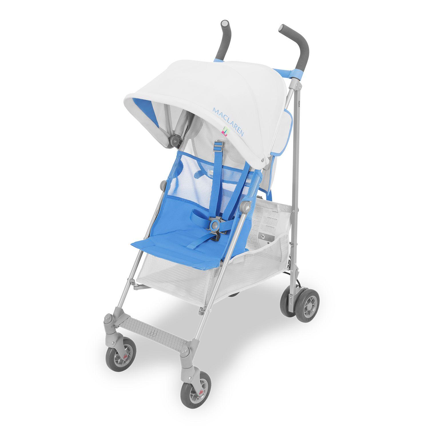 Coche Paragua MacLaren Volo Silver/Marina-0