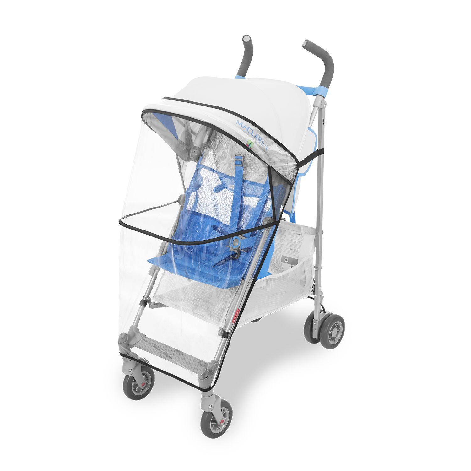 Coche Paragua MacLaren Volo Silver/Marina-1