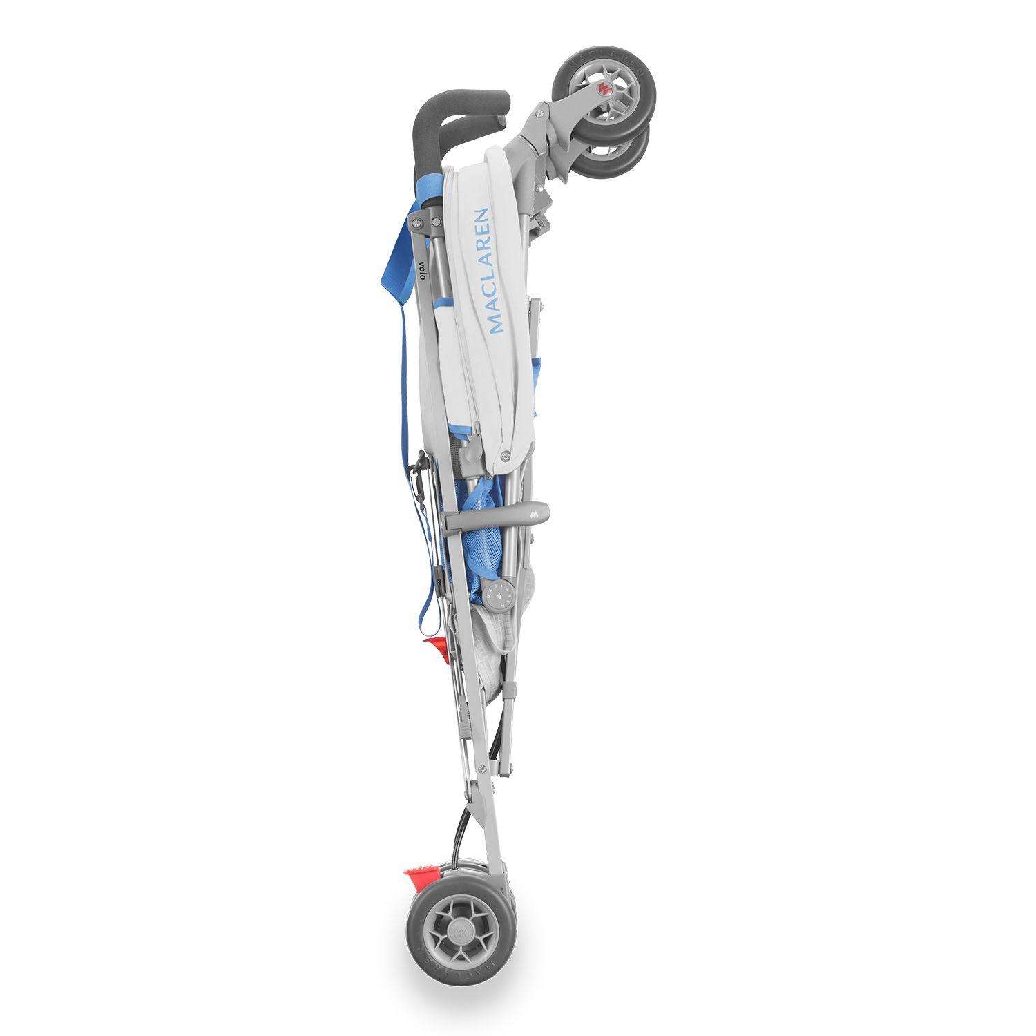Coche Paragua MacLaren Volo Silver/Marina-4