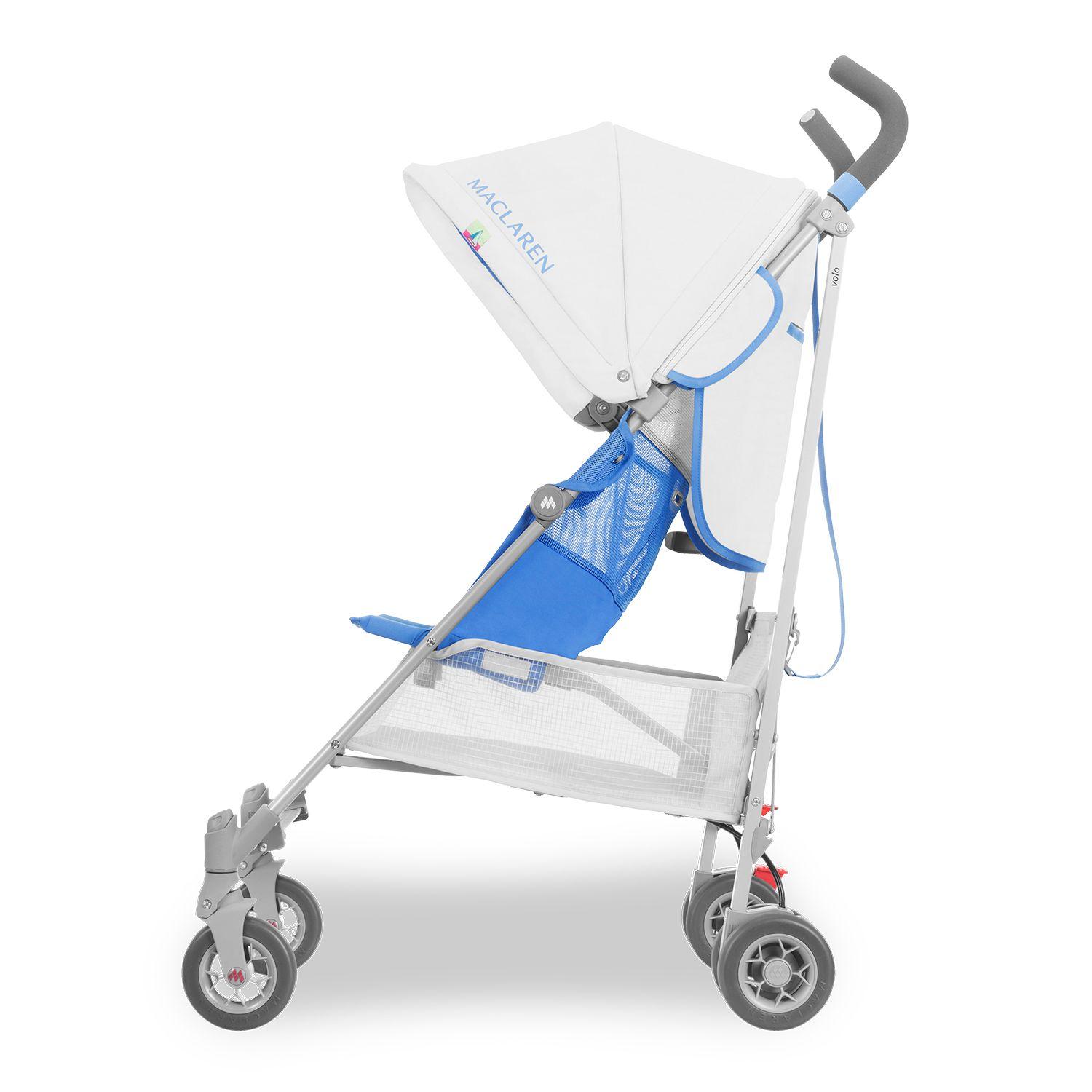 Coche Paragua MacLaren Volo Silver/Marina-7