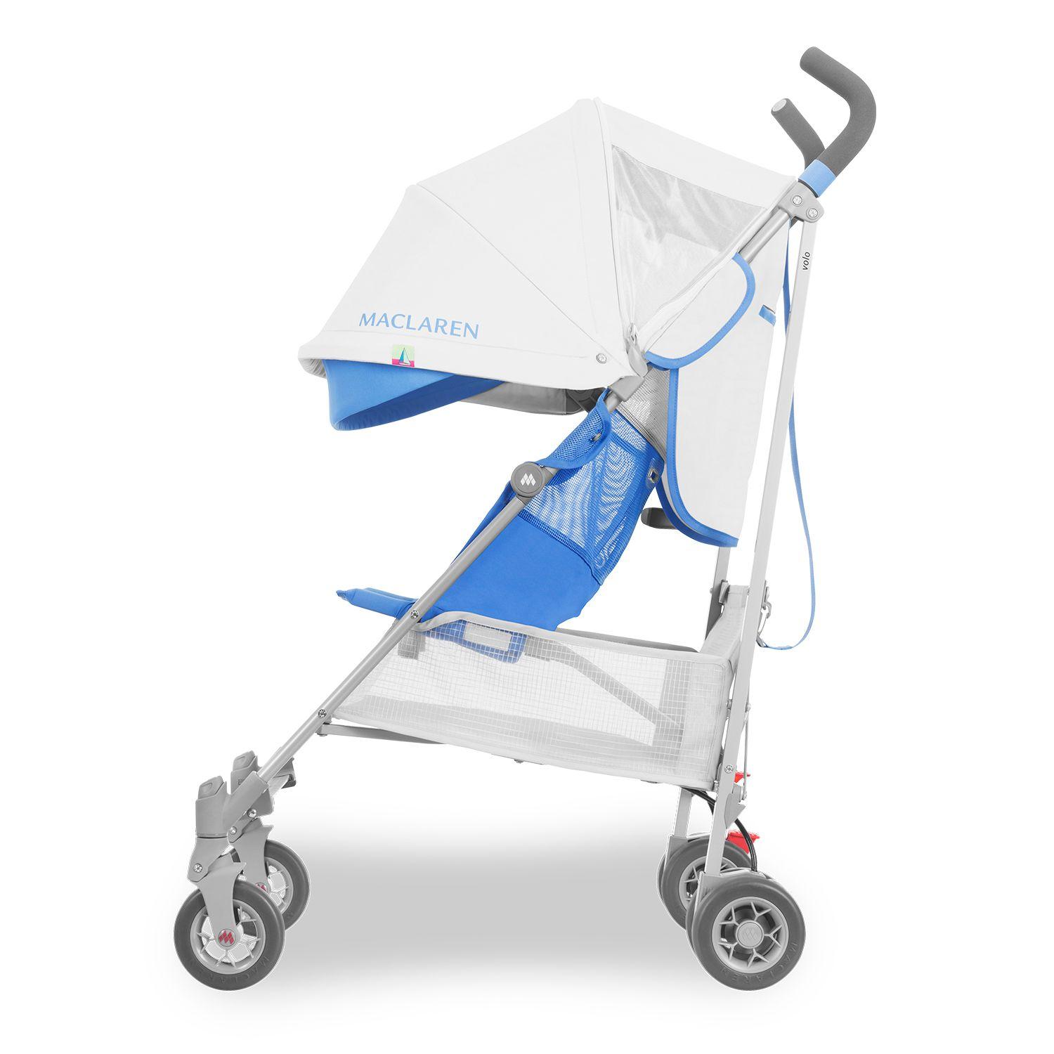 Coche Paragua MacLaren Volo Silver/Marina-8