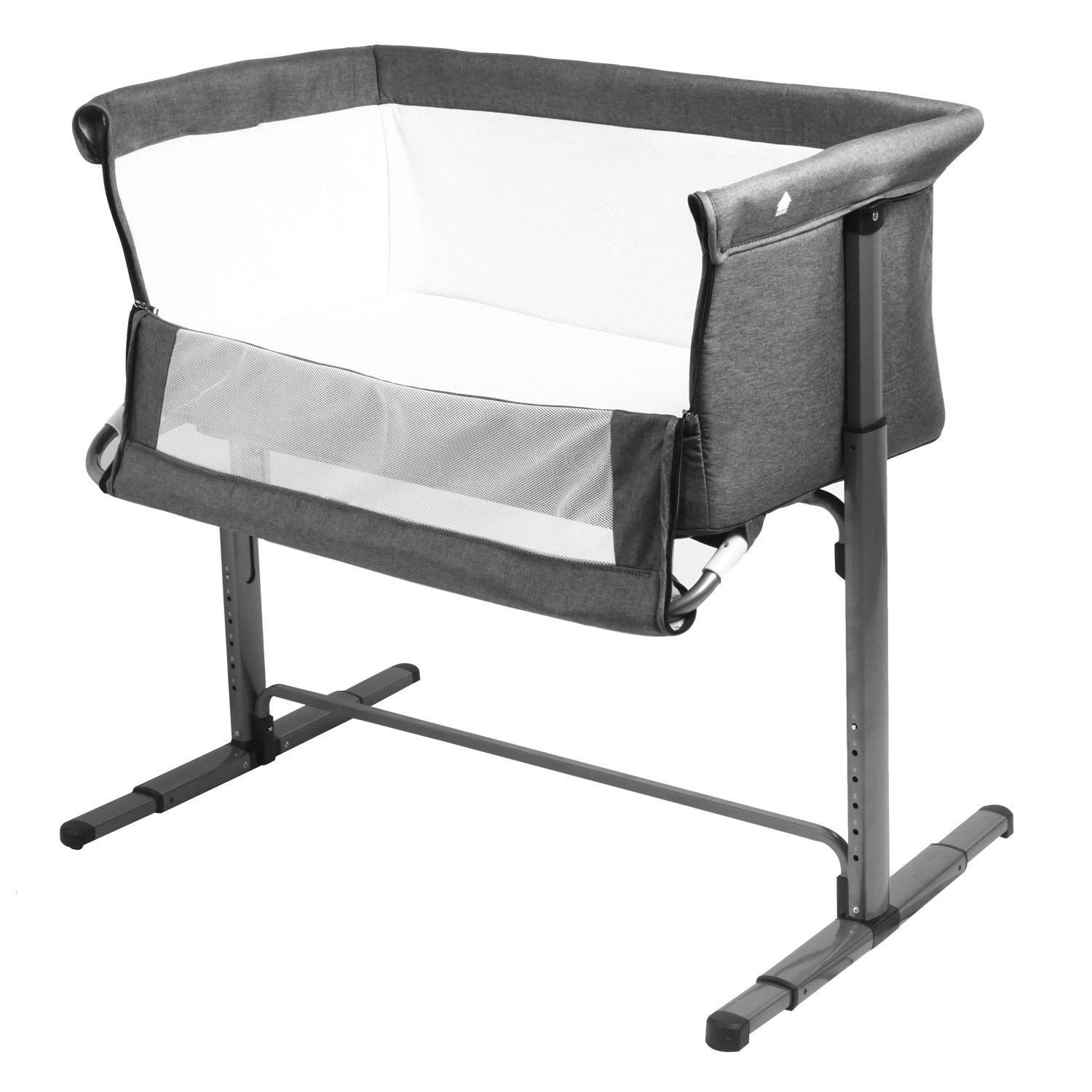 Cuna My Side KidGo Gris Bebesit-2