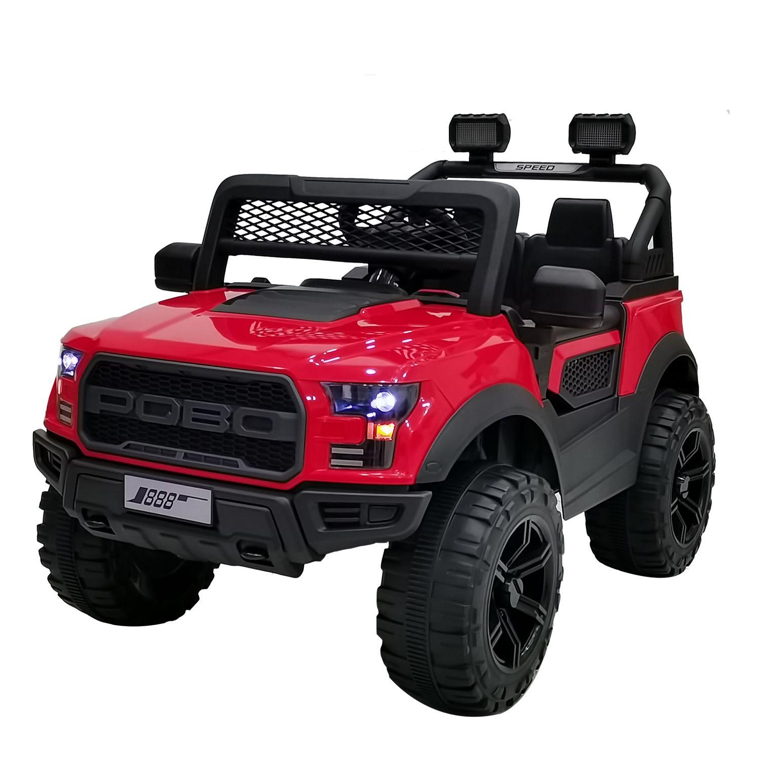 Camioneta Eléctrica FullExpedition Niños Niñas Infantil Rojo-3