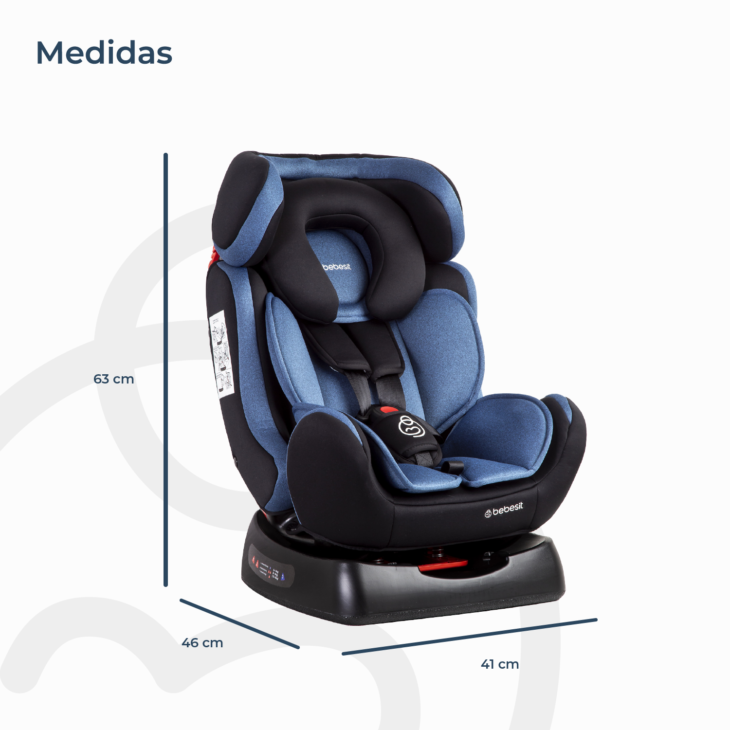 Silla de Auto Orbit Lx Azul Bebesit-8