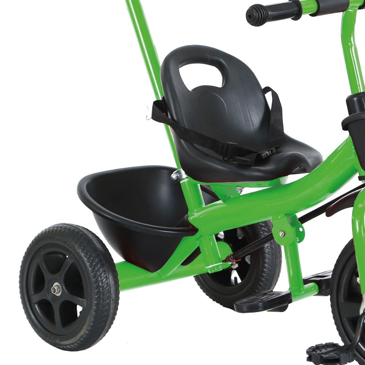 Triciclo Multisteps Niños Niñas Infantil Verde-3