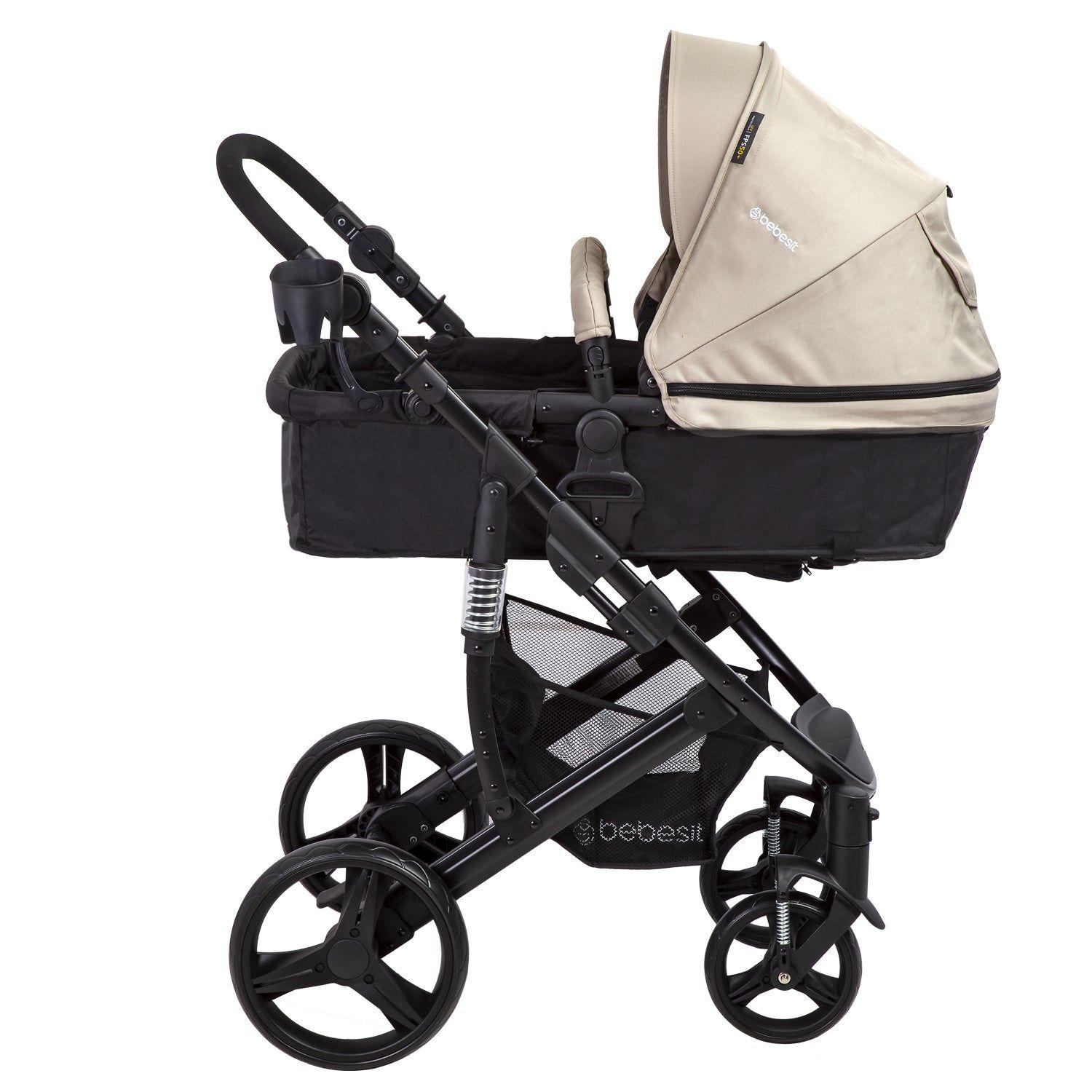 Coche Travel System Quest Beige Bebesit-8