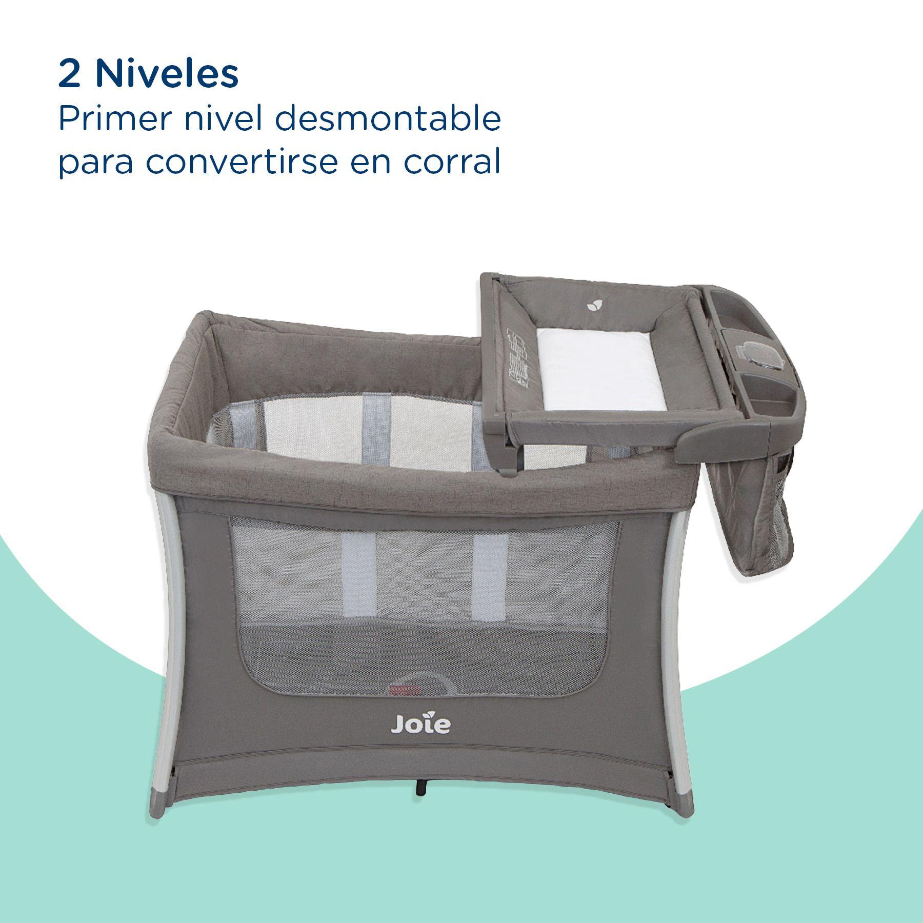 Cuna Pack and Play Illusion Nickle Joie-4