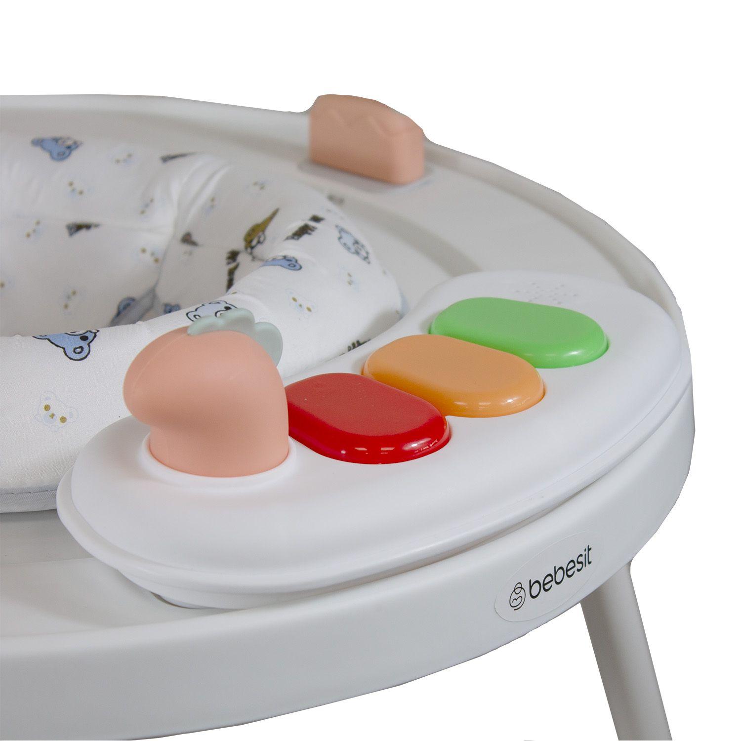 Centro de Actividad 2 en 1 Smart & Bounce Rosa Coral Bebesit-2