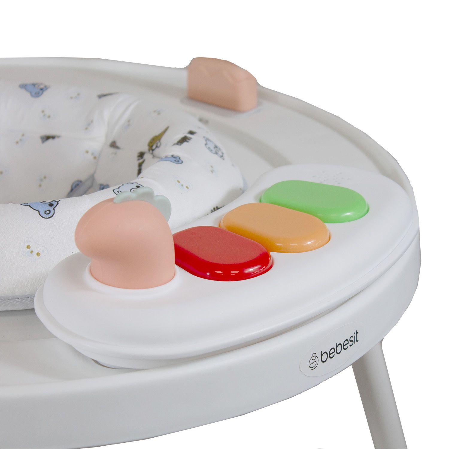 Centro de Actividad 2 en 1 Smart & Bounce Rosa Coral Bebesit-3