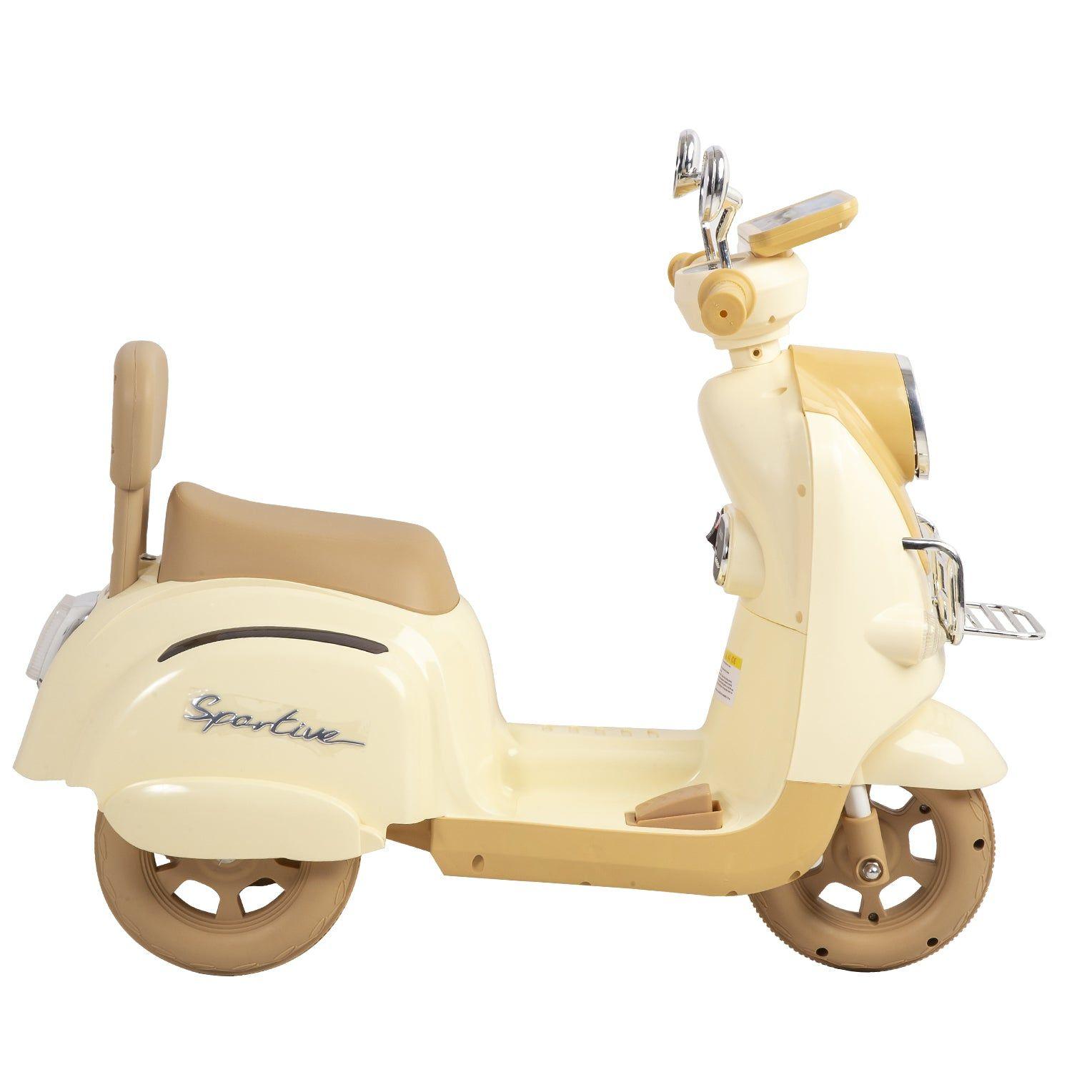 Moto a Batería Scooter Beige Bebesit-2