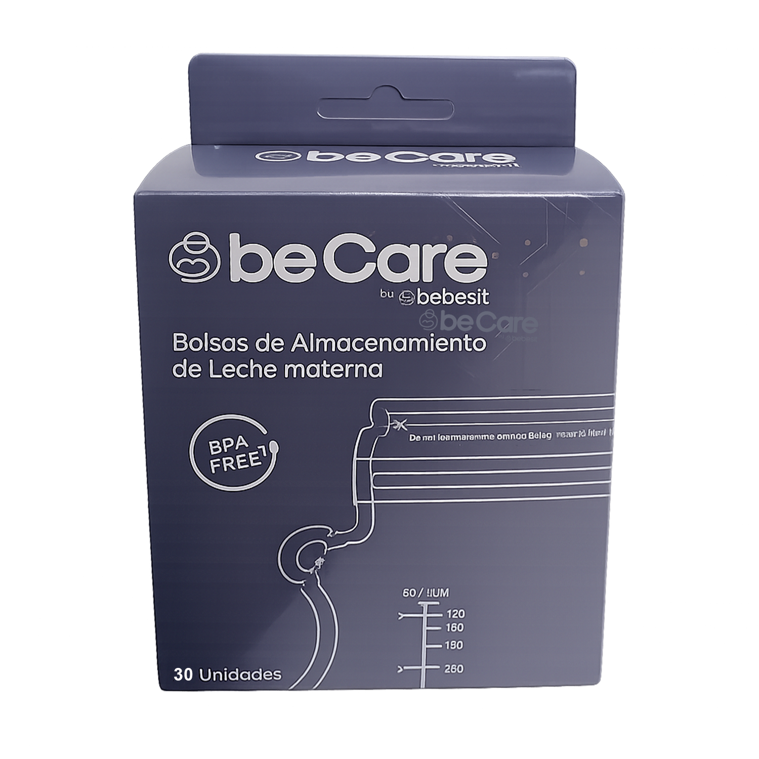 Pack 30 Bolsas Para almacenar Leche Materna 200 Ml Bebesit-6
