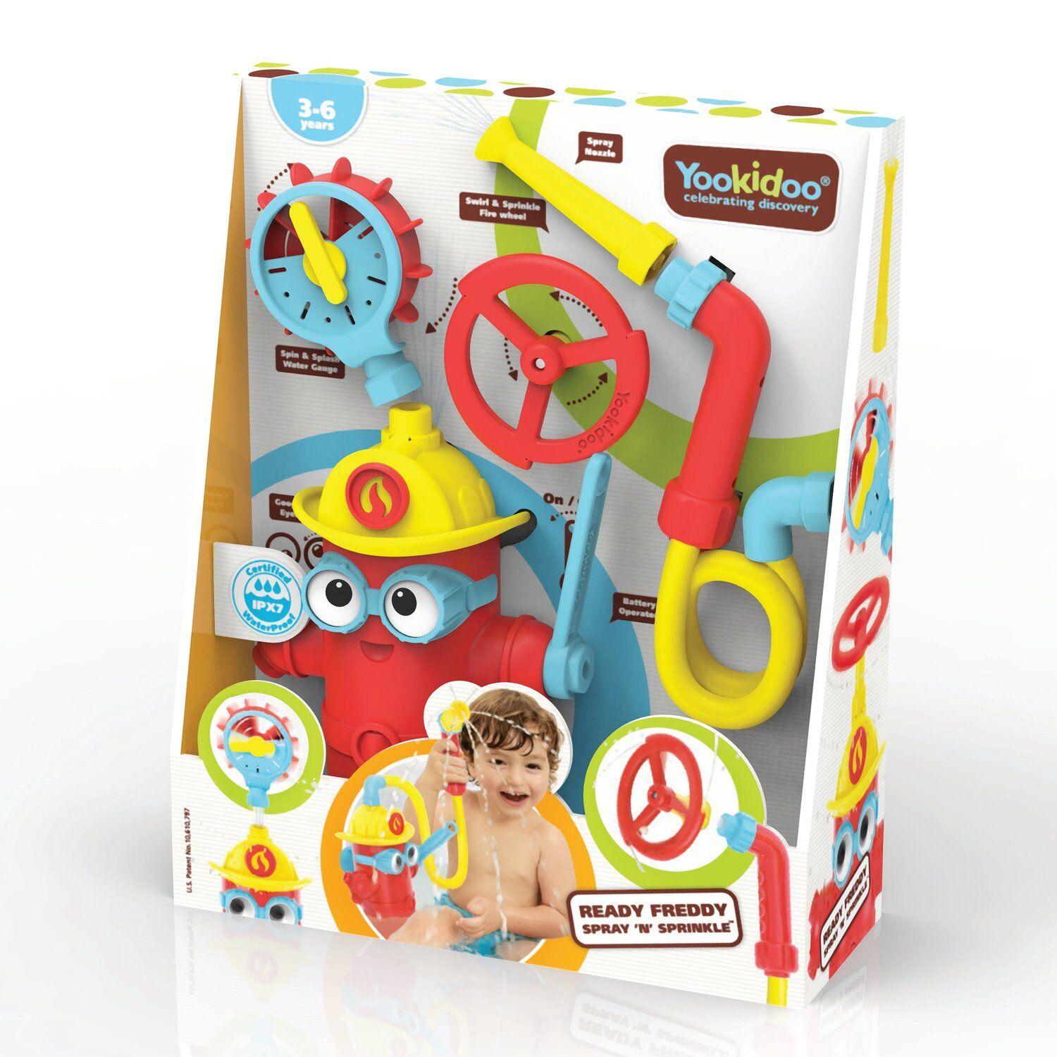 Juego de Baño Grifo Bombeo Infantil Niño Niña Tina Yookidoo-4