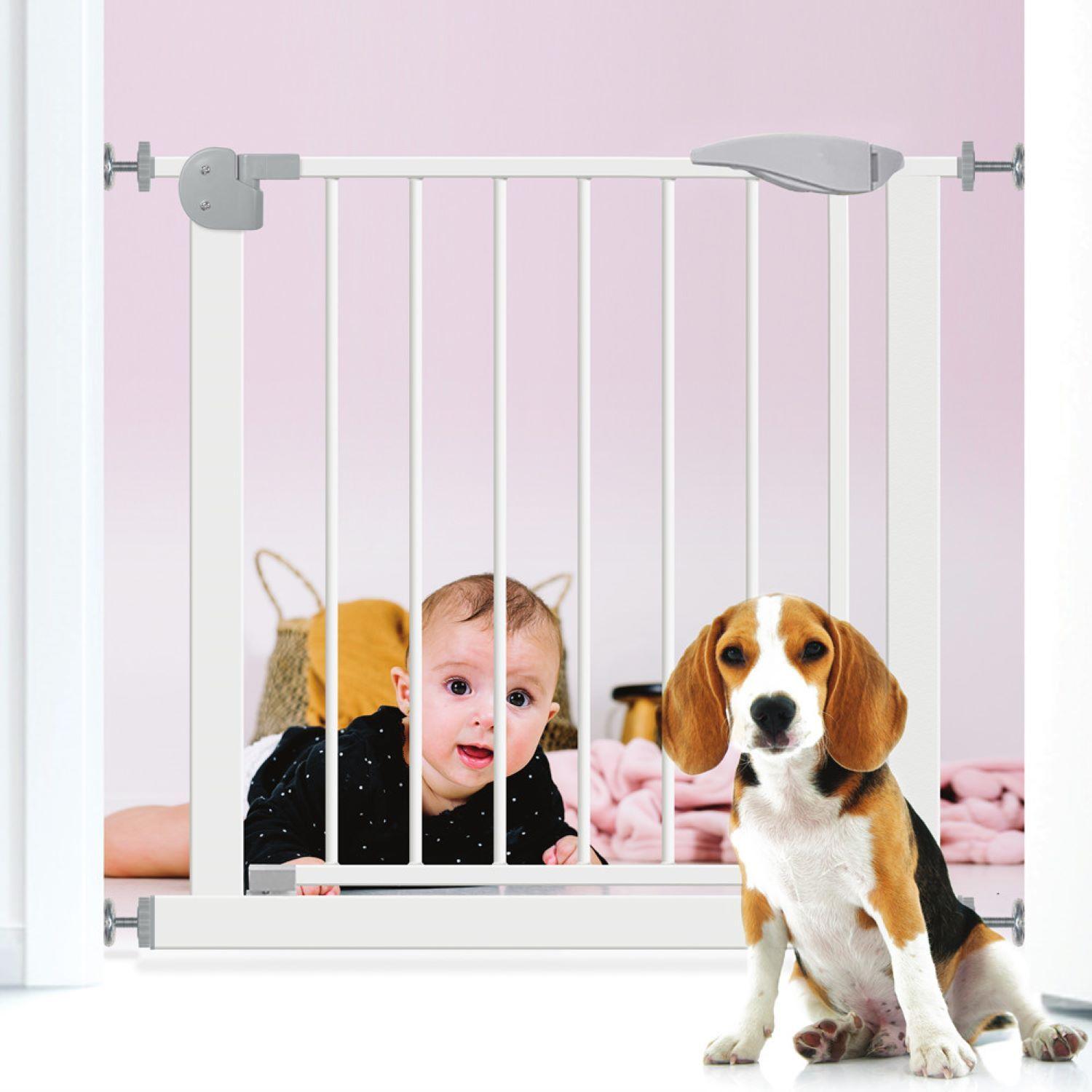Reja de Seguridad Bebe Mascota Doble Seguro 75 a 82 cm-7