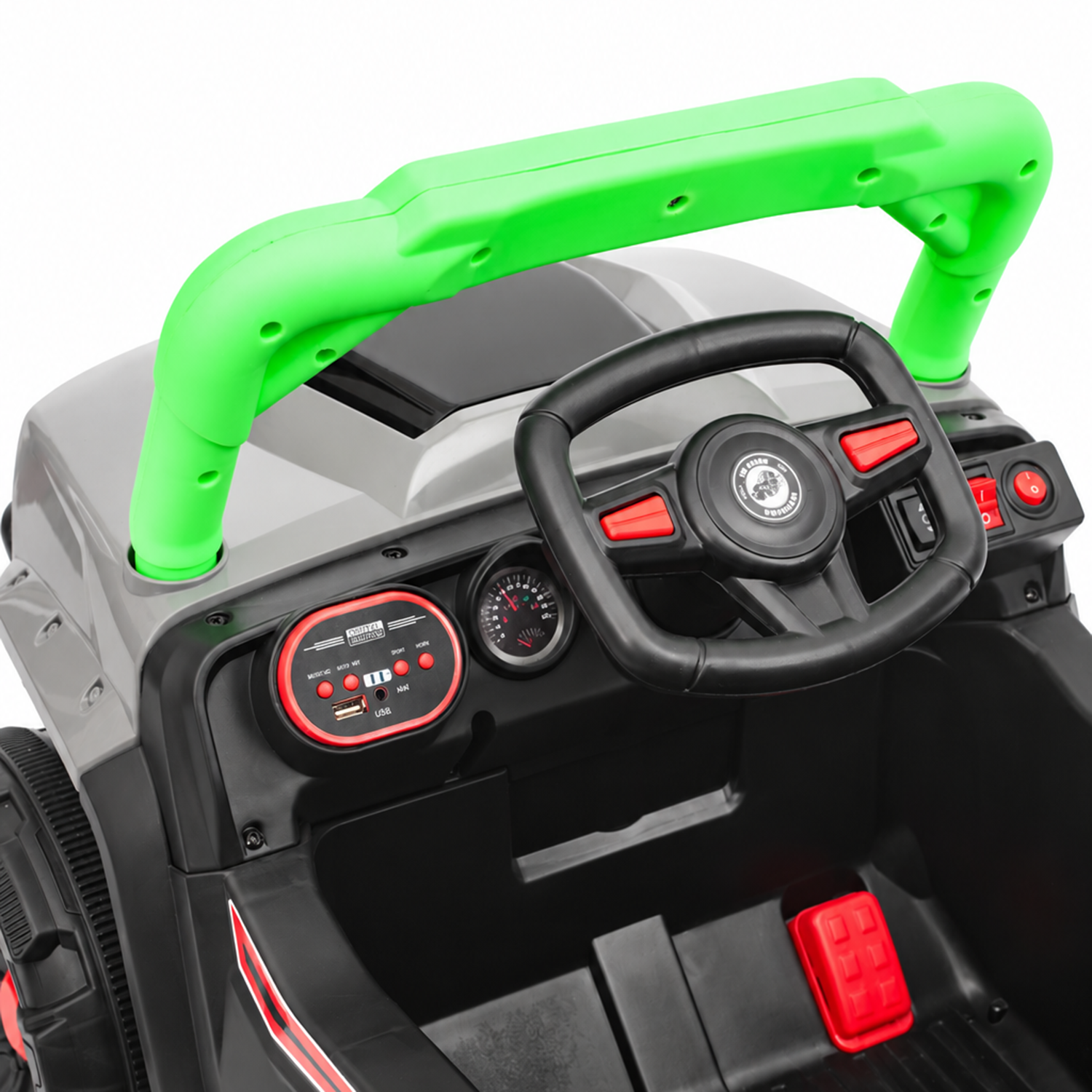 Auto a Batería Infantil AppBuggy Verde-4