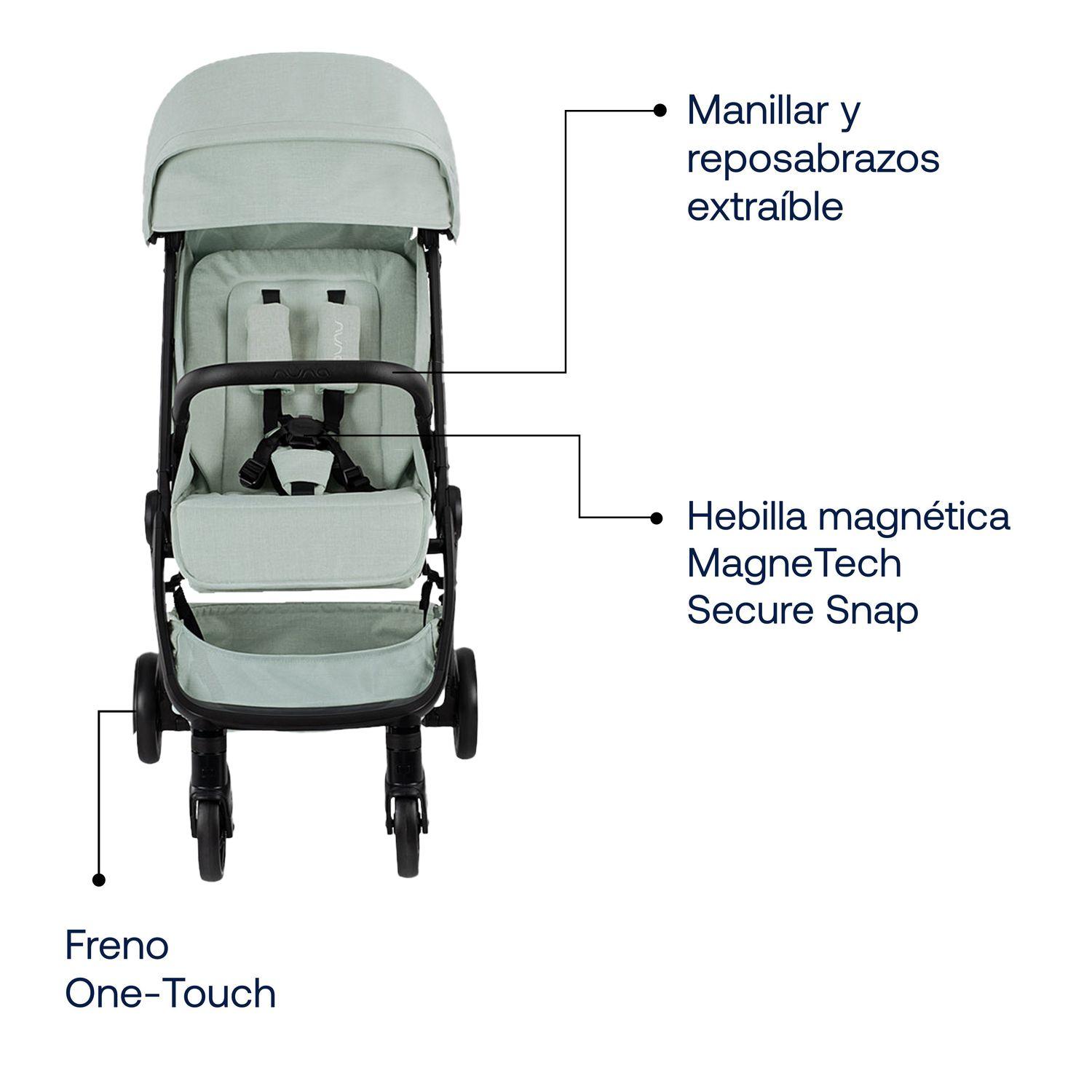 Coche de Paseo TRVL Seafoam Nuna-2