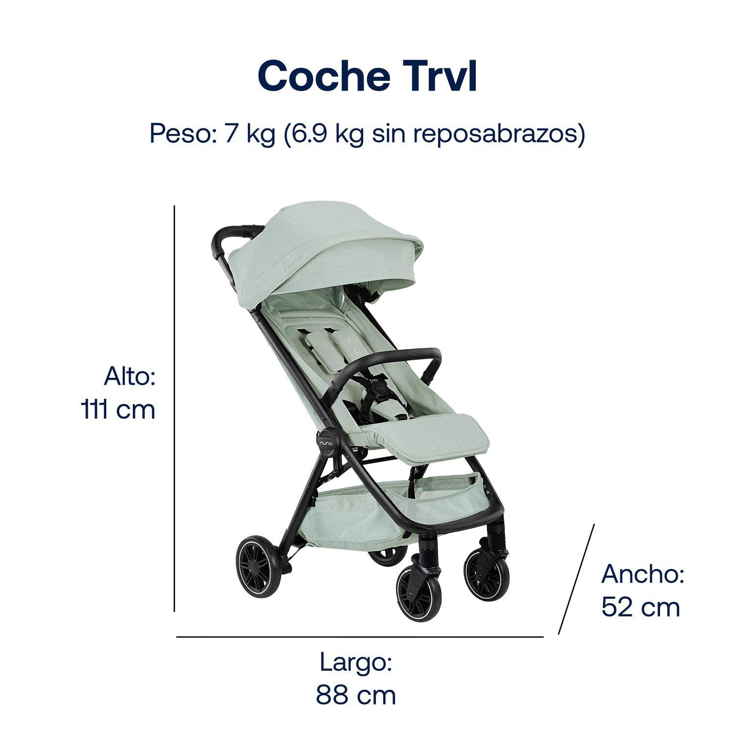 Coche de Paseo TRVL Seafoam Nuna-8