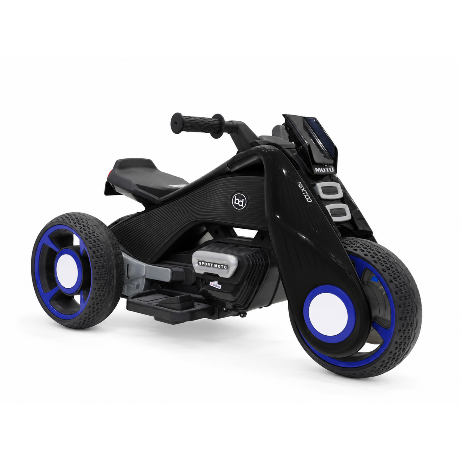Moto a Batería Infantil BWMotor Negra-0