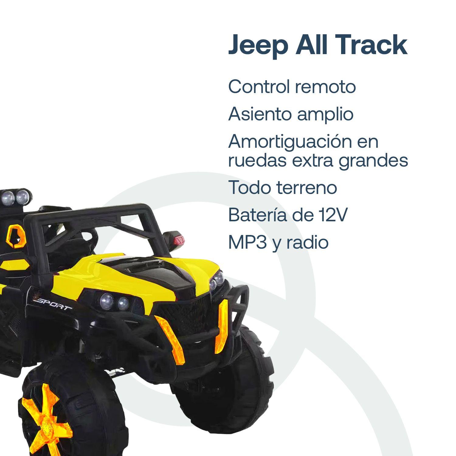 Auto a Batería Jeep All Track Amarillo Bebesit-1