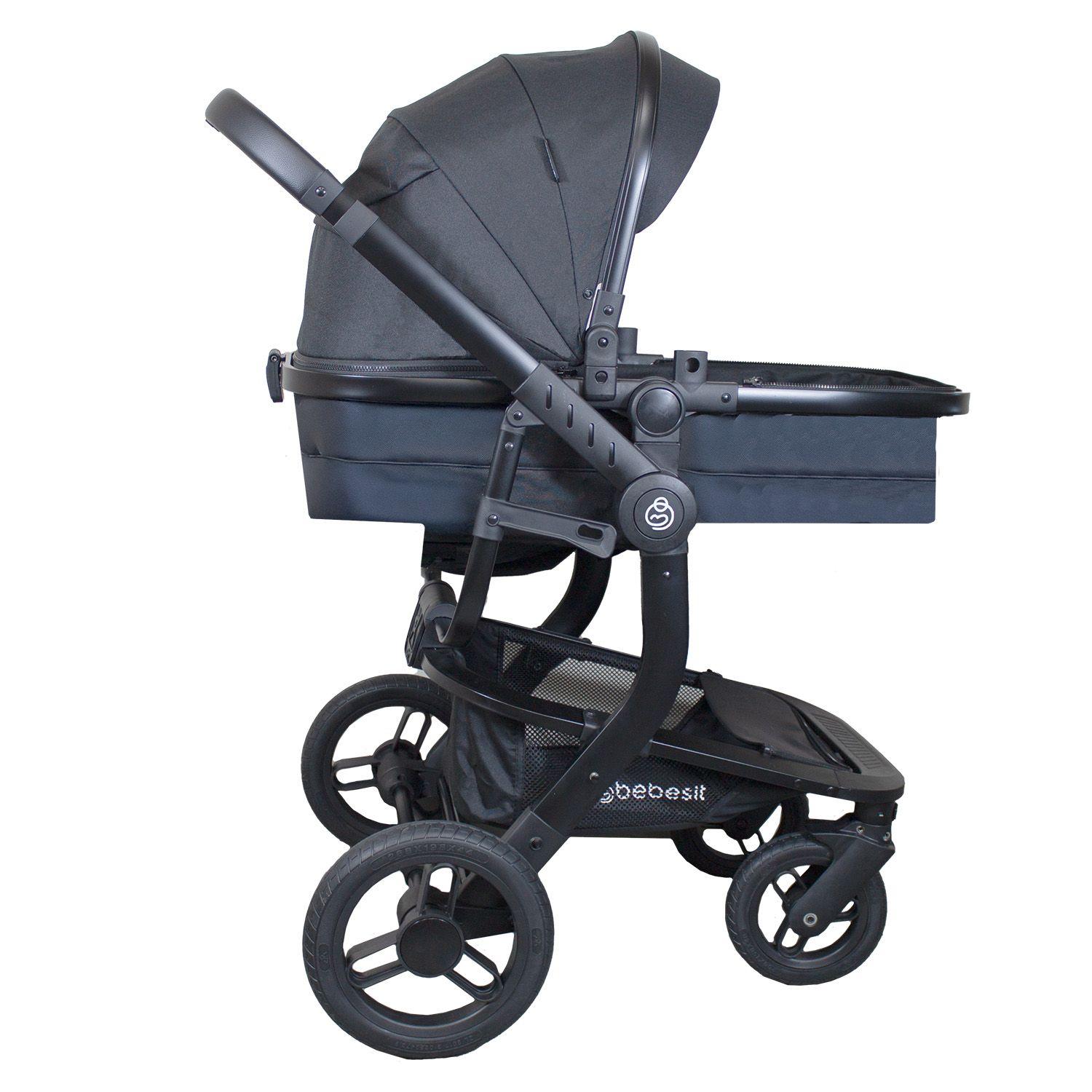 Coche Travel System Taurus Negro-3