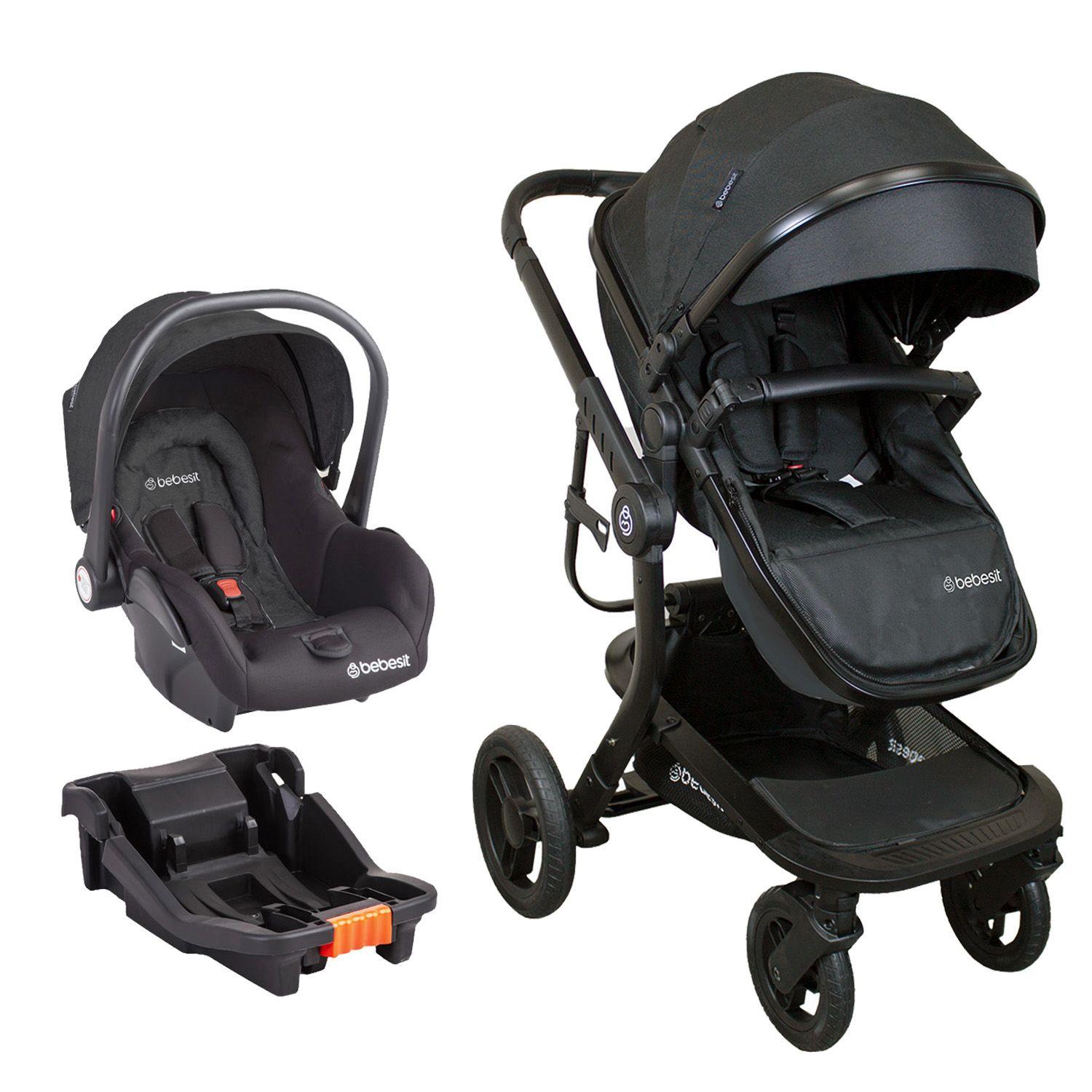 Coche Travel System Taurus Negro-0