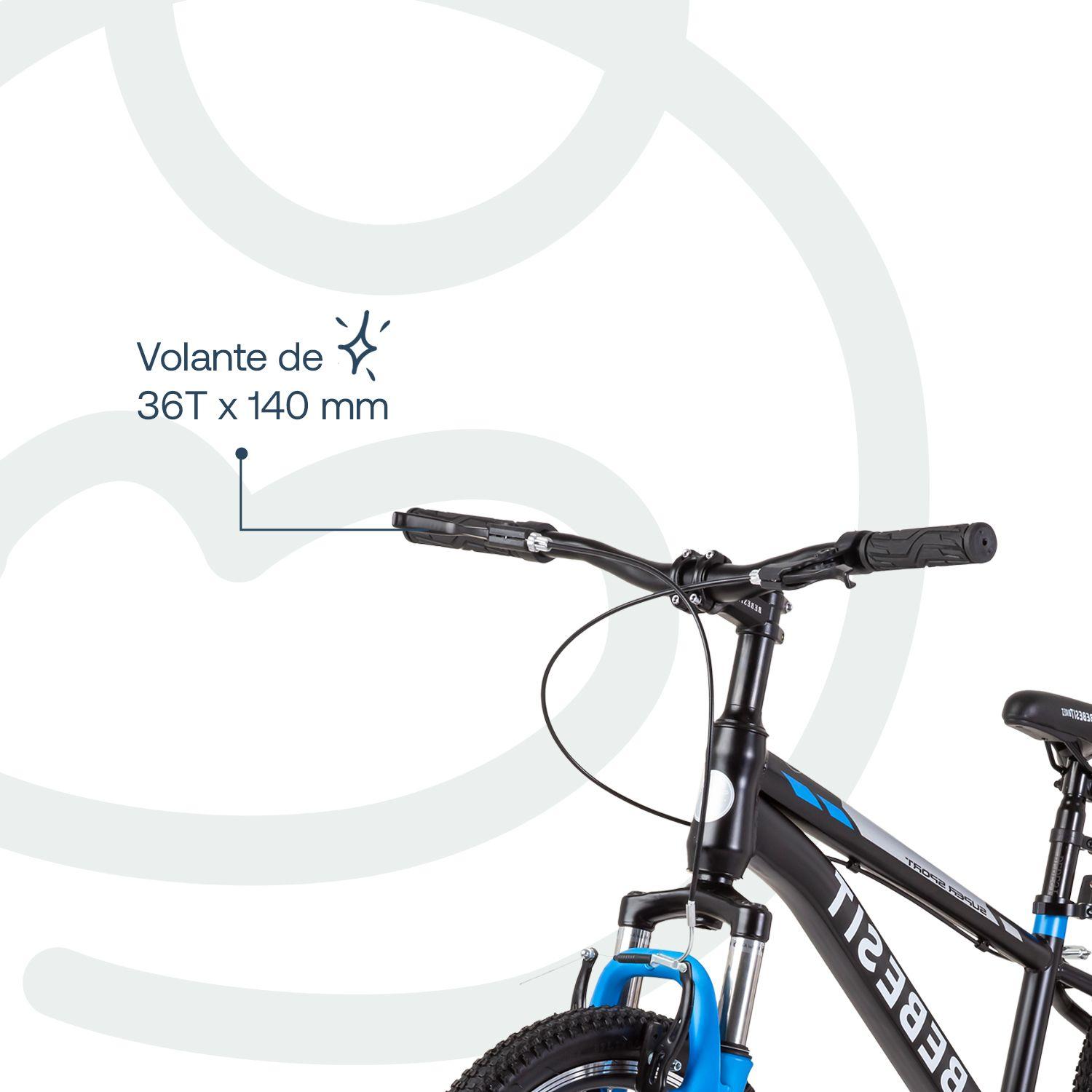 Bicicleta Kyson 20" Azul Cubre Cadena Niños 4-10 Años Bebesit-5