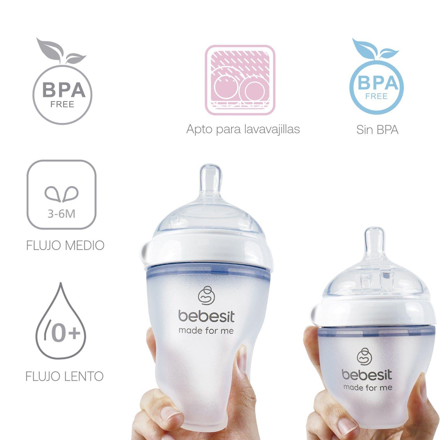 Pack Mamaderas My Cup + Manilla y Tetina Bebesit-3