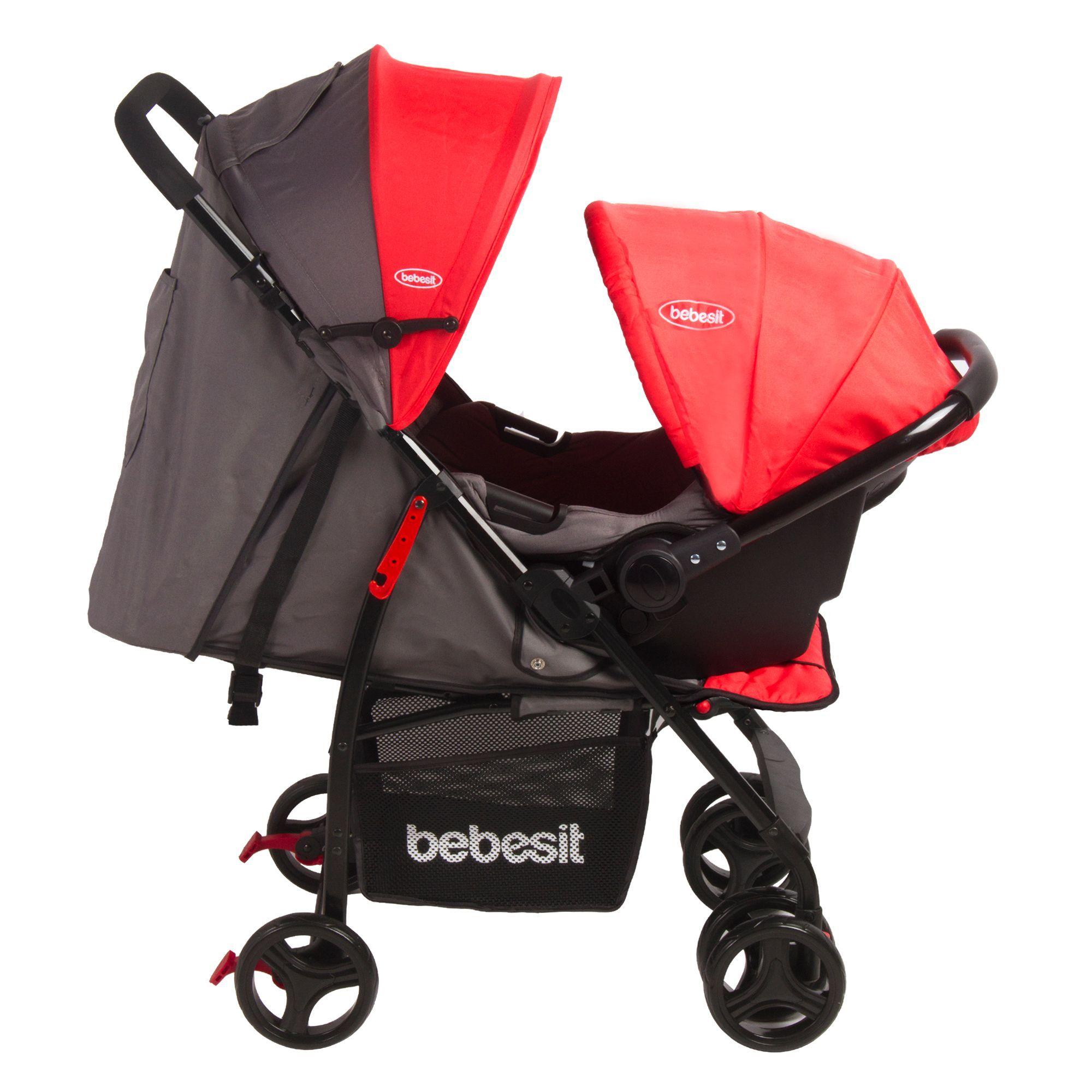 Coche Travel System Summer Rojo-1