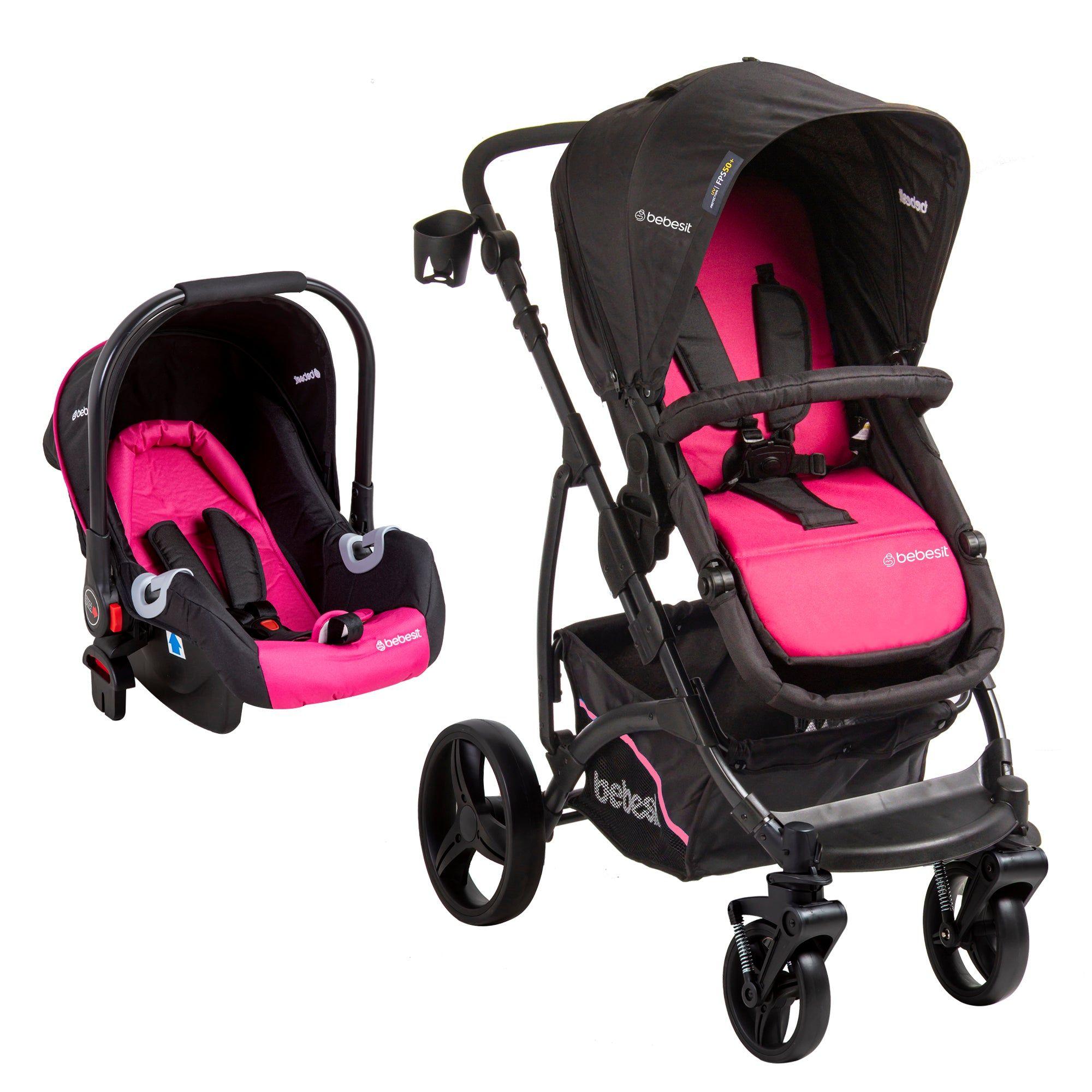 Coche Travel System Explorer Rosado-0