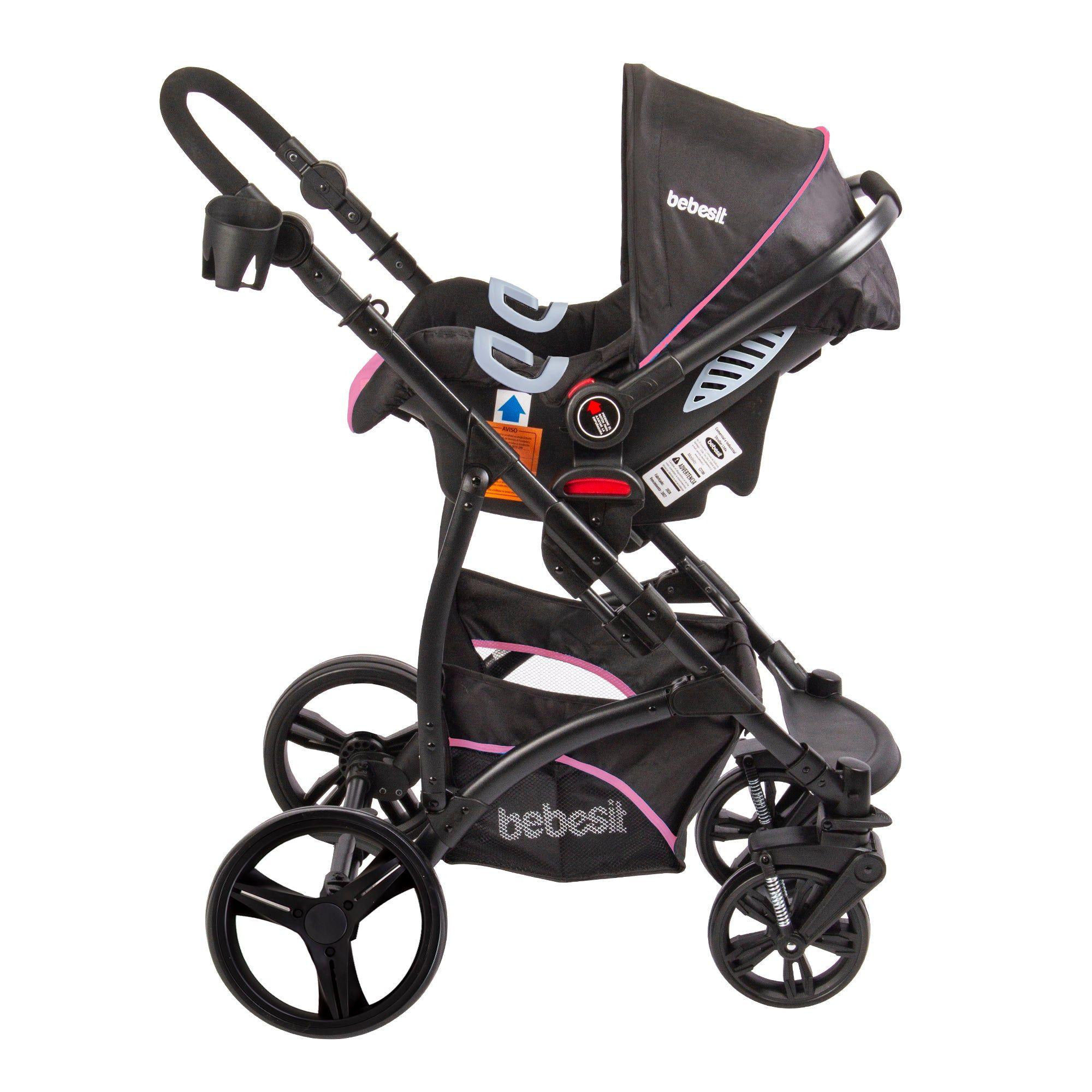 Coche Travel System Explorer Rosado-3