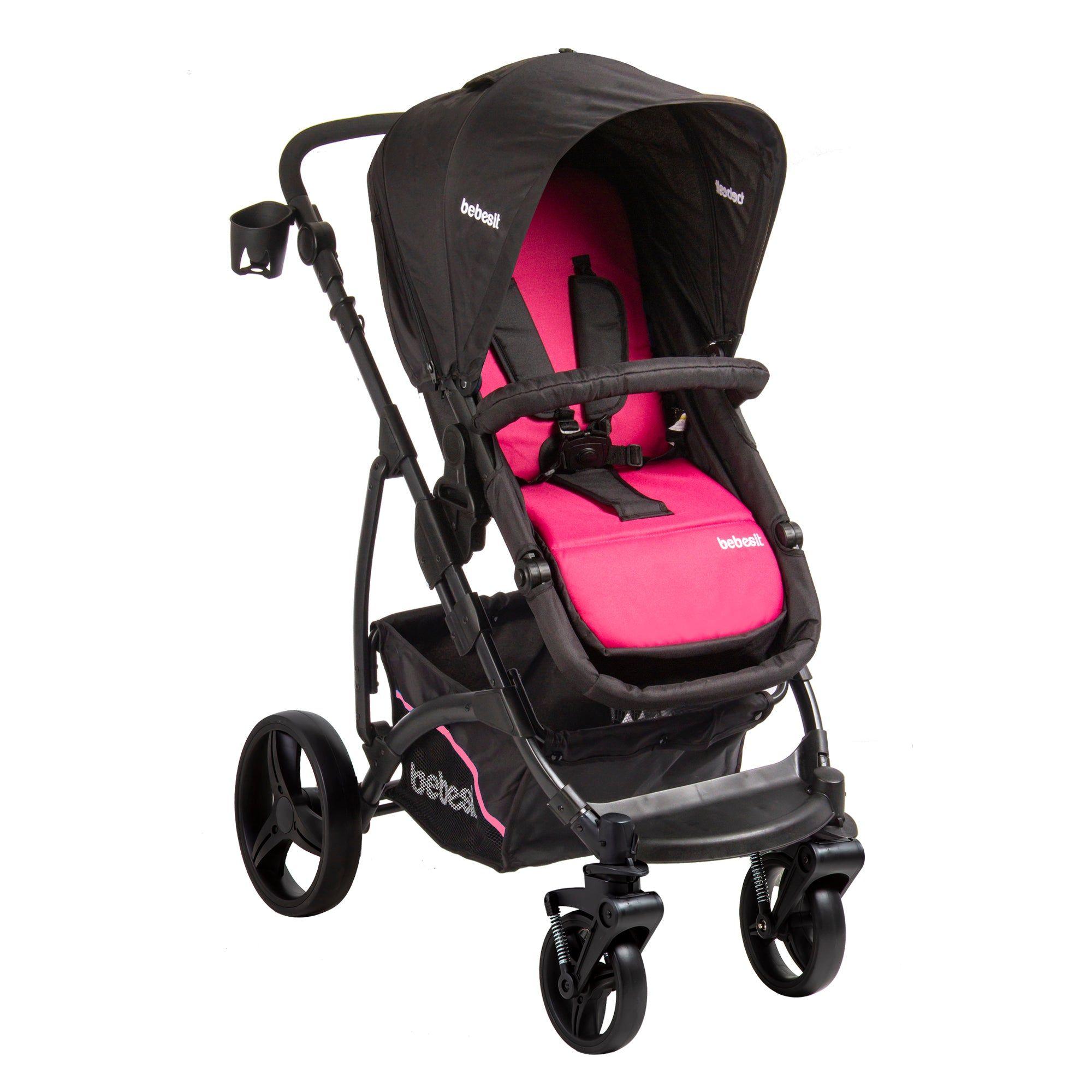Coche Travel System Explorer Rosado-4