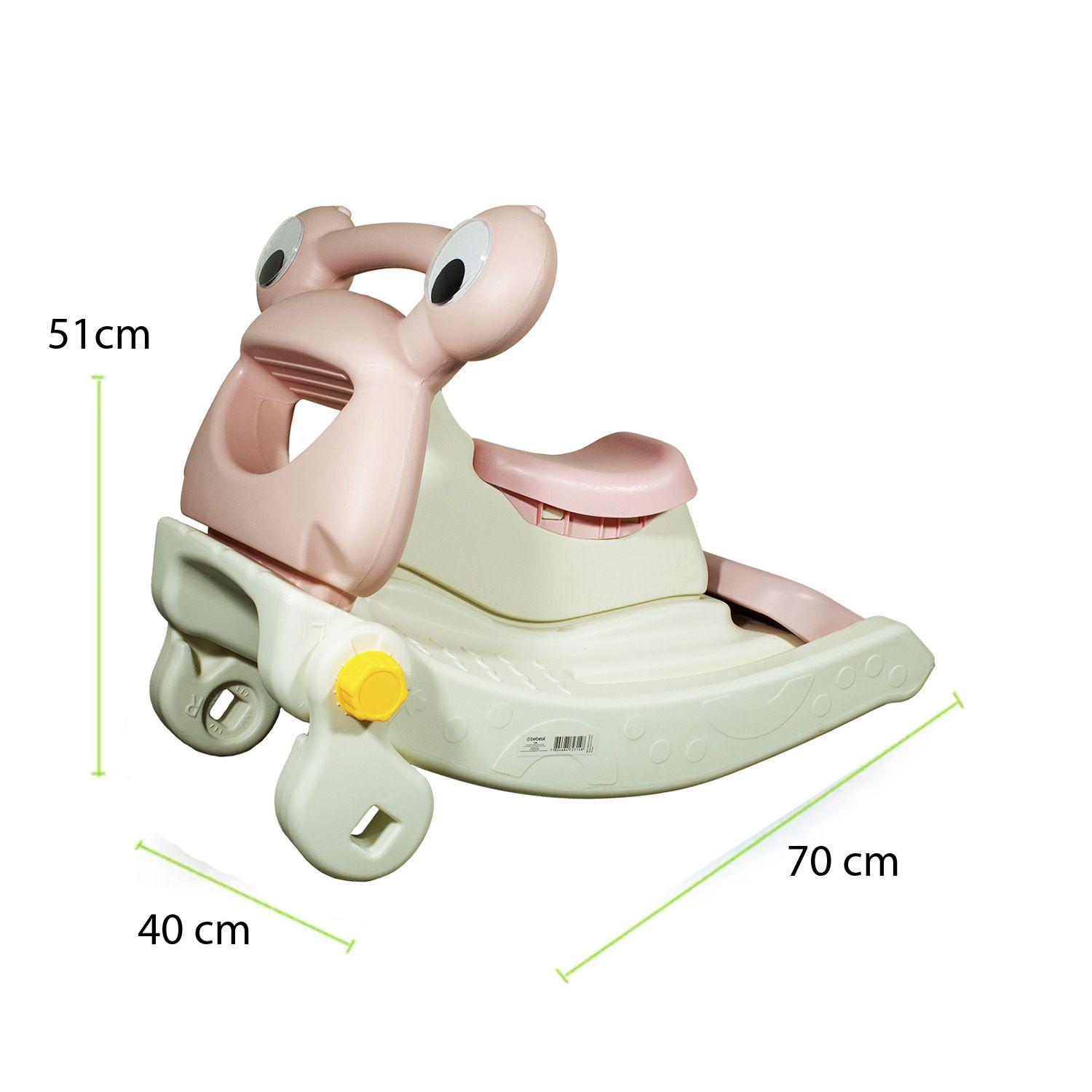 Balancin Resbalin Tobogan  2en1 Rosa-8