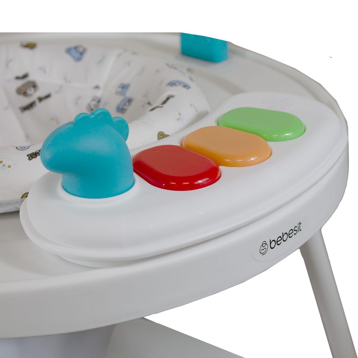 Centro de Actividad 2 en 1 Smart & Bounce Azul Bebesit-3