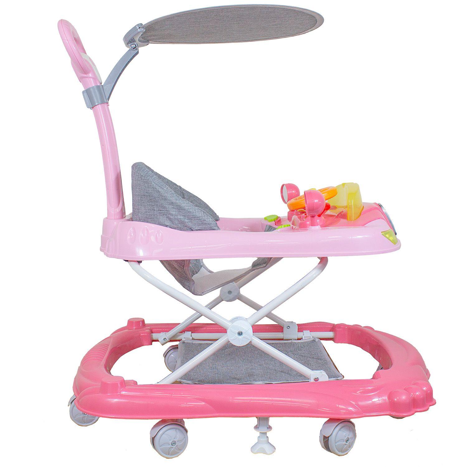 Andador 3 en 1 Discover & Play Rosado-2