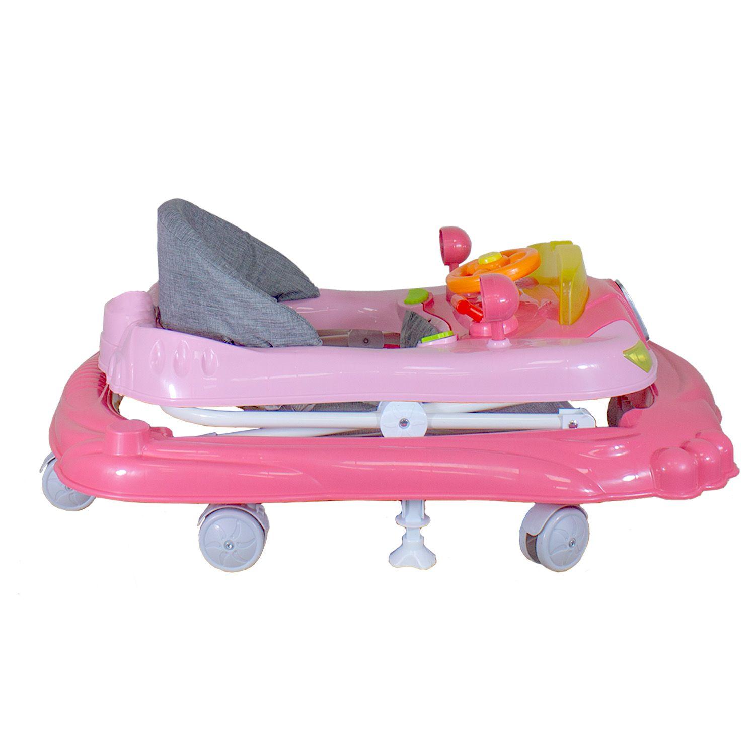 Andador 3 en 1 Discover & Play Rosado-4