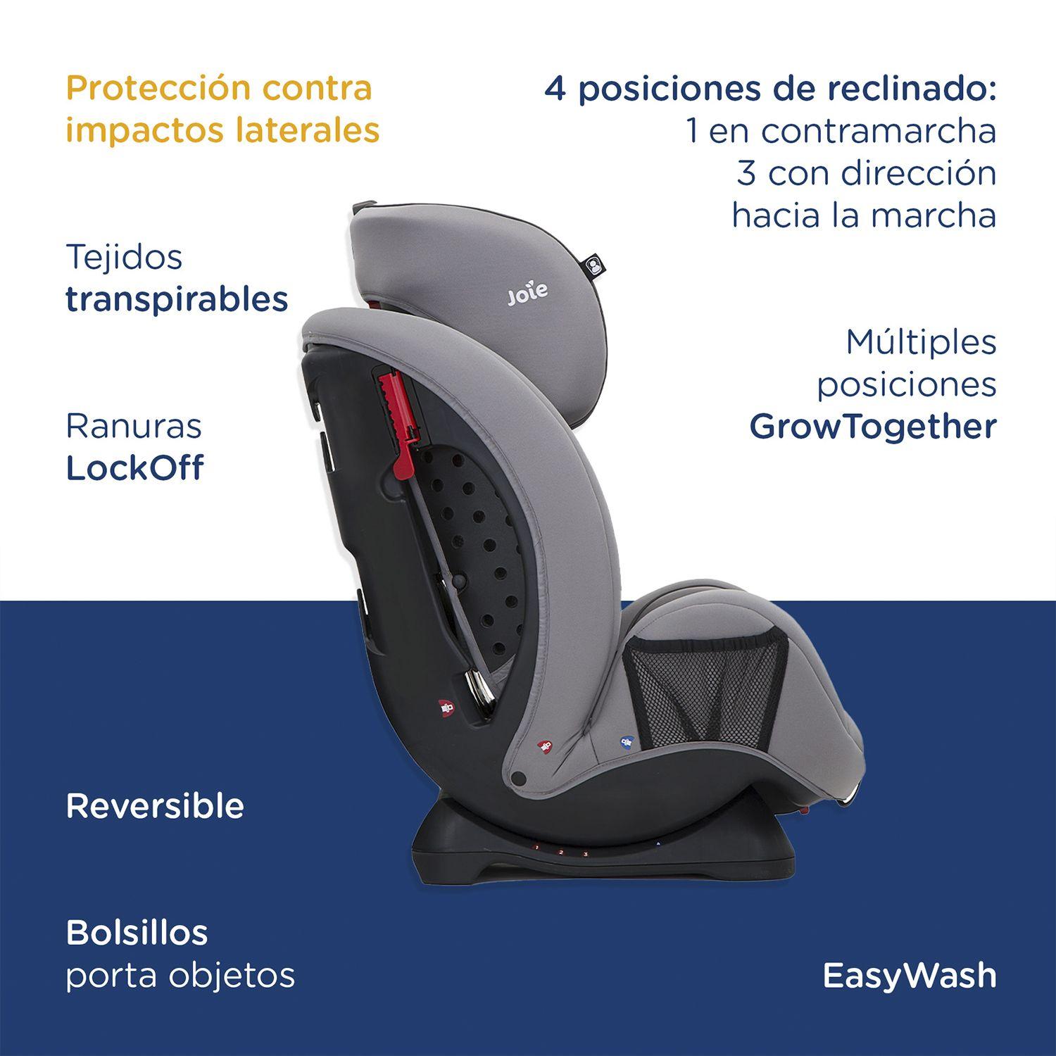 Silla de Auto Joie Stages - Gray Flannel-8