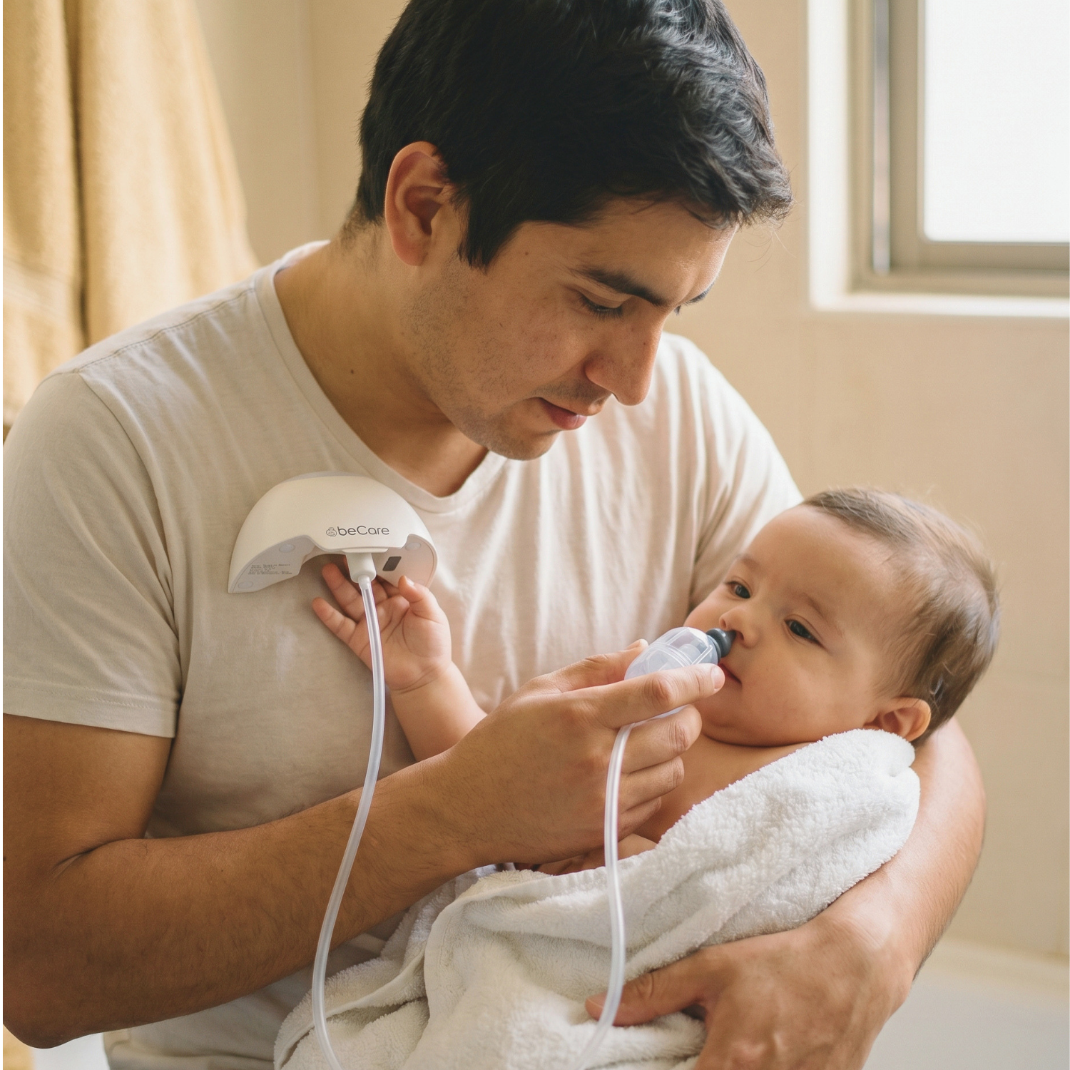 Extractor Leche Materna Eléctrico Portátil Aspirador Nasal-5