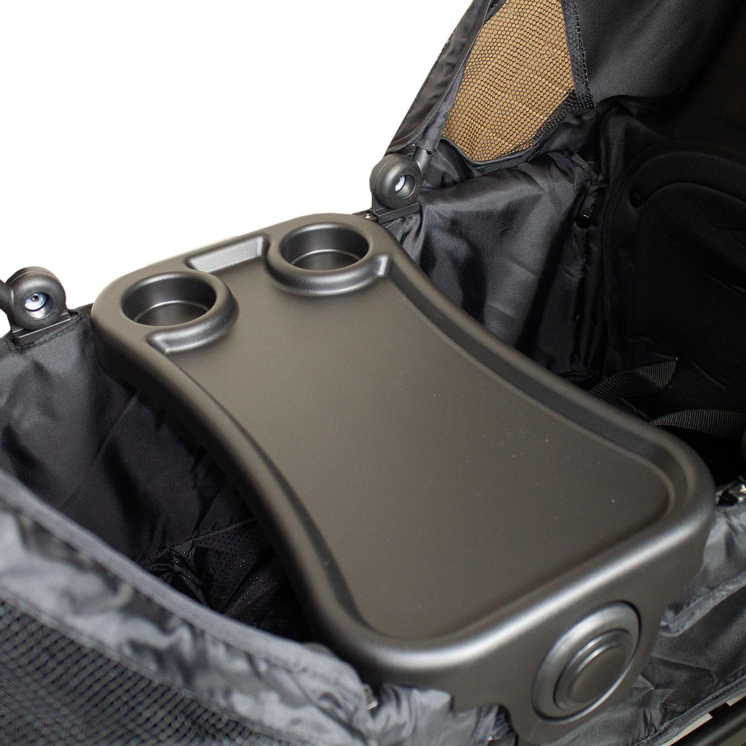 Coche y Carro de Paseo Doble Wagon Drakar Negro-7