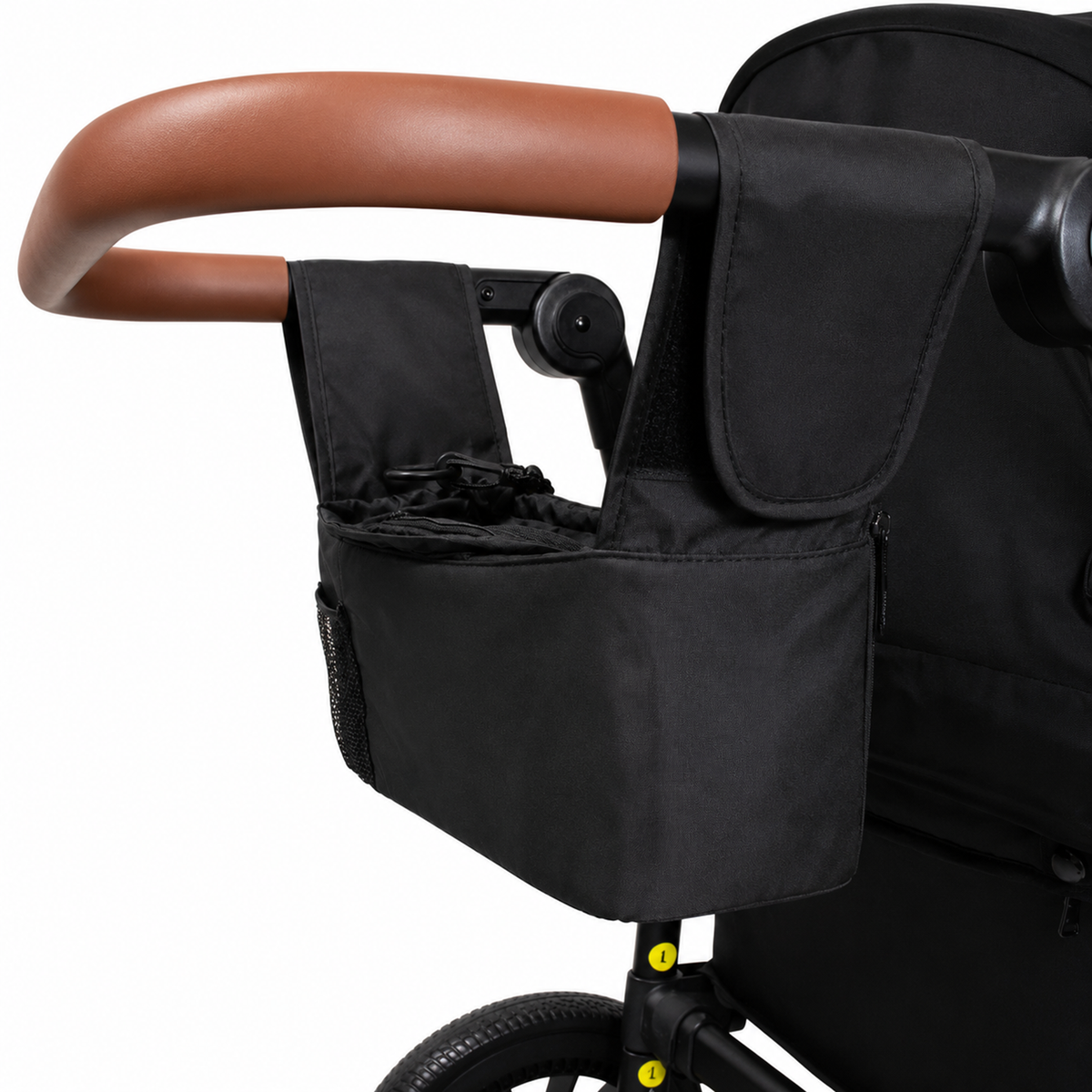 Coche y Carro de Paseo Doble Wagon Drakar Negro-2