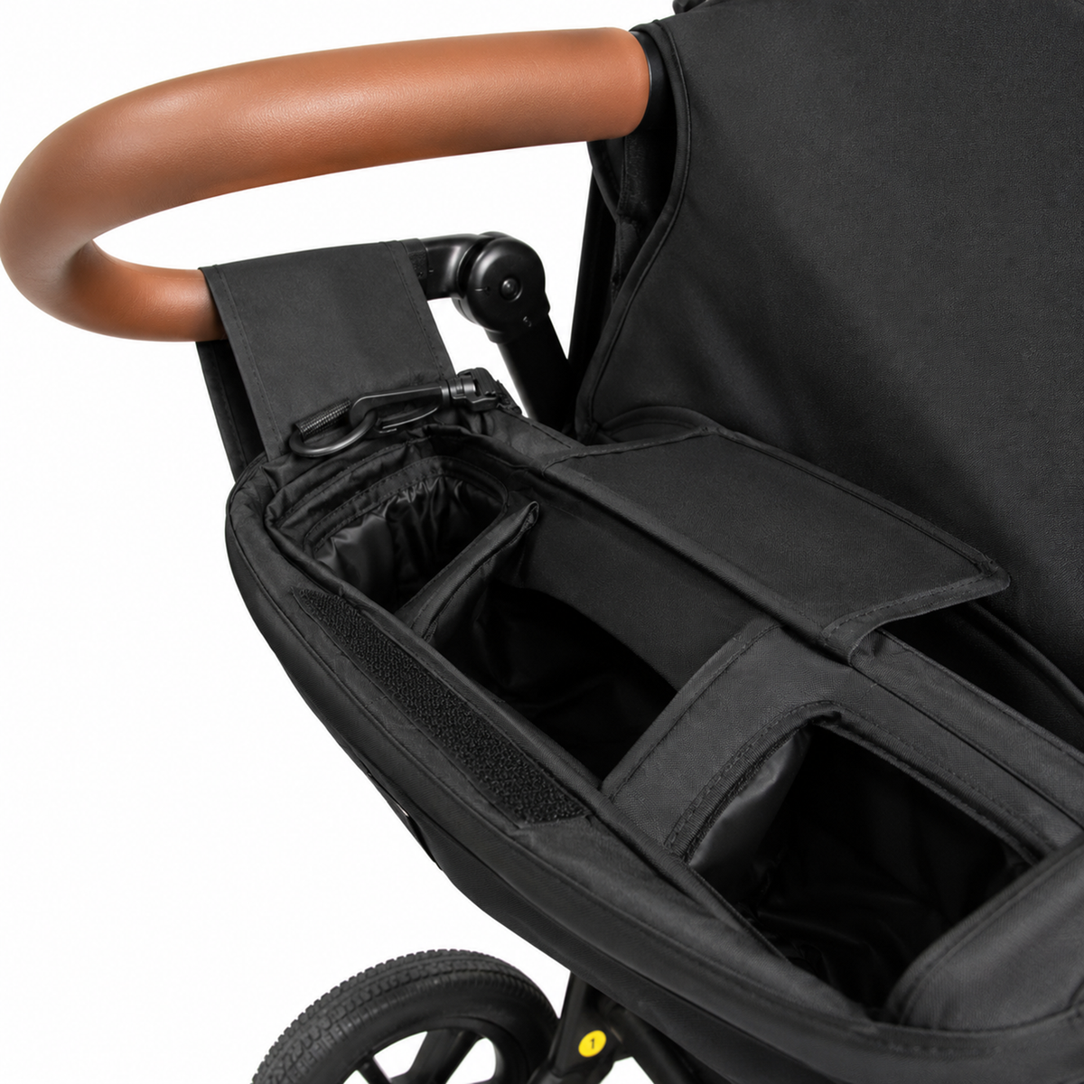 Coche y Carro de Paseo Doble Wagon Drakar Negro-3