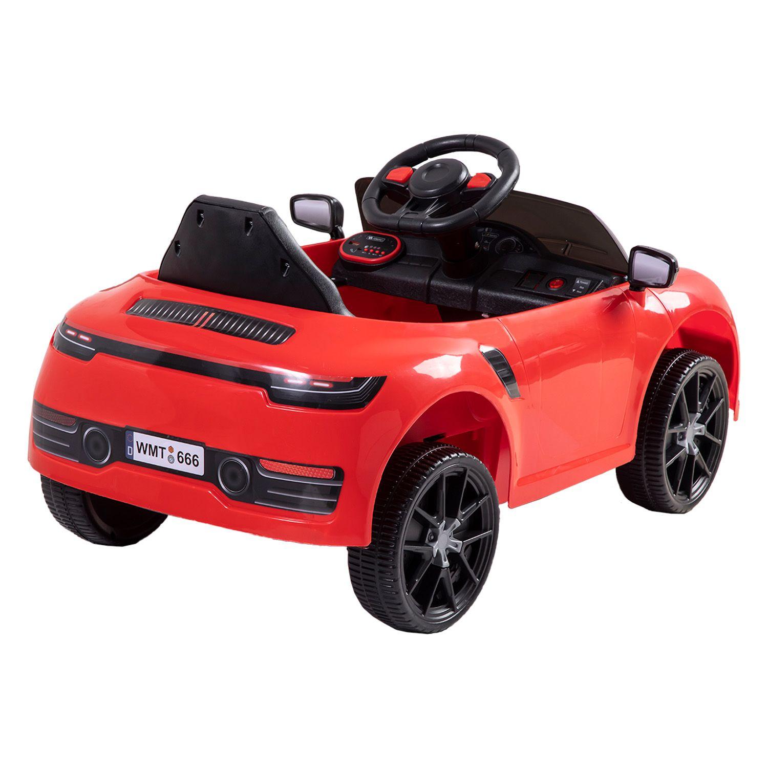 Auto Deportivo Eléctrico Race Rojo Bebesit-4
