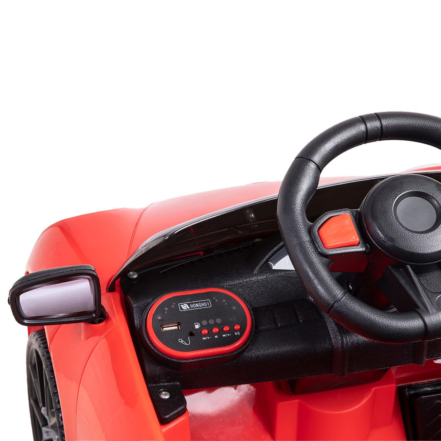 Auto Deportivo Eléctrico Race Rojo Bebesit-6