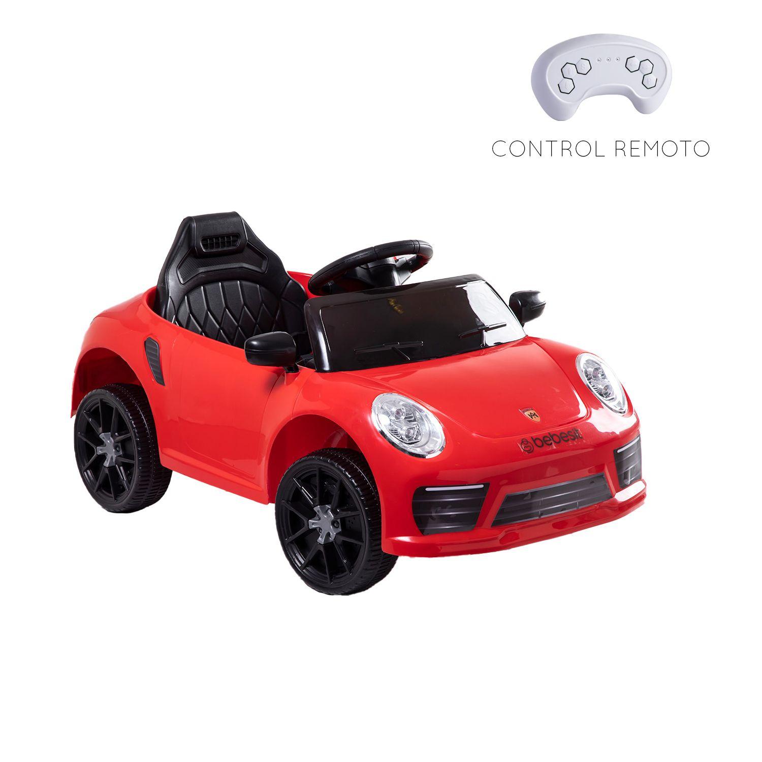 Auto Deportivo Eléctrico Race Rojo Bebesit-9