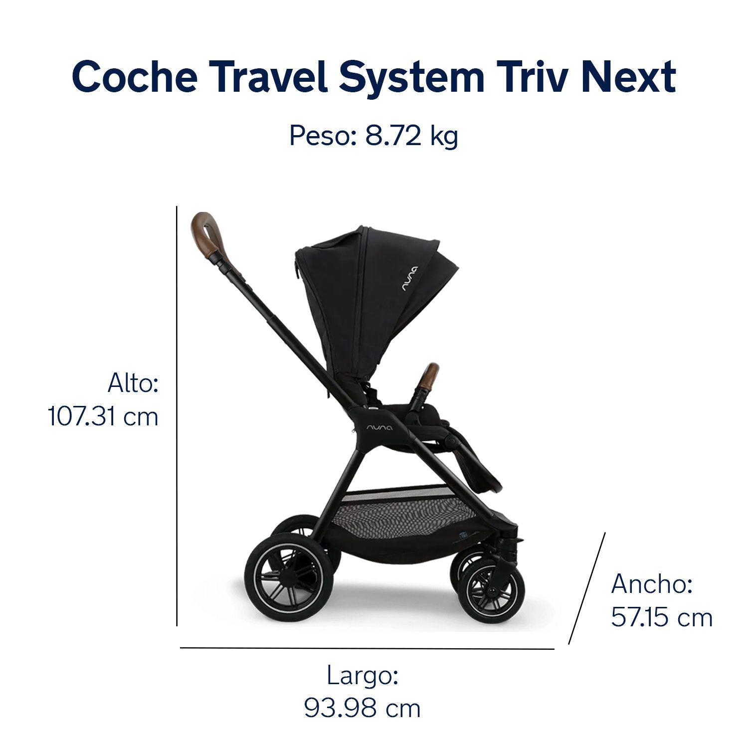 Coche de Paseo TRIV NEXT Negro Nuna-8