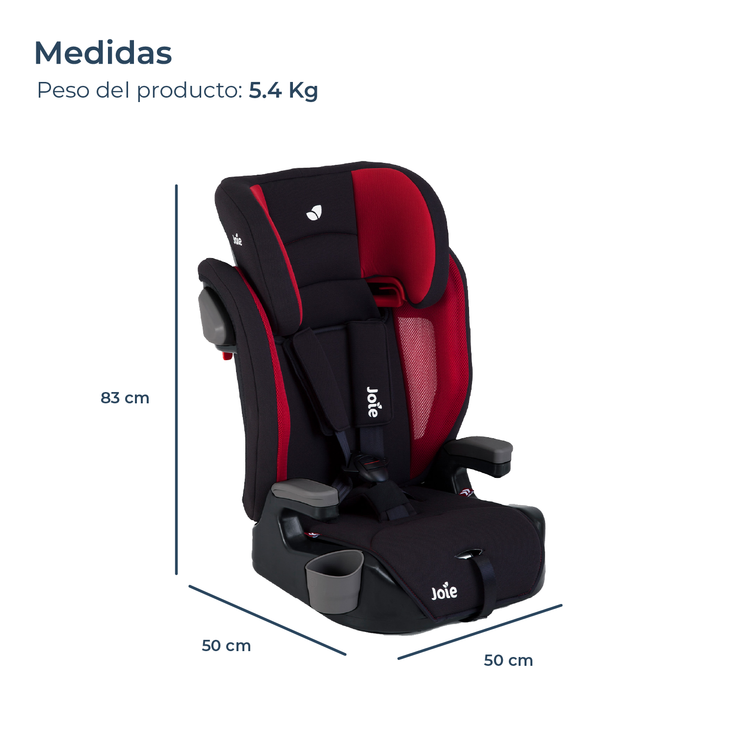 Silla de Auto Joie Butaca Elevate - Cherry-4