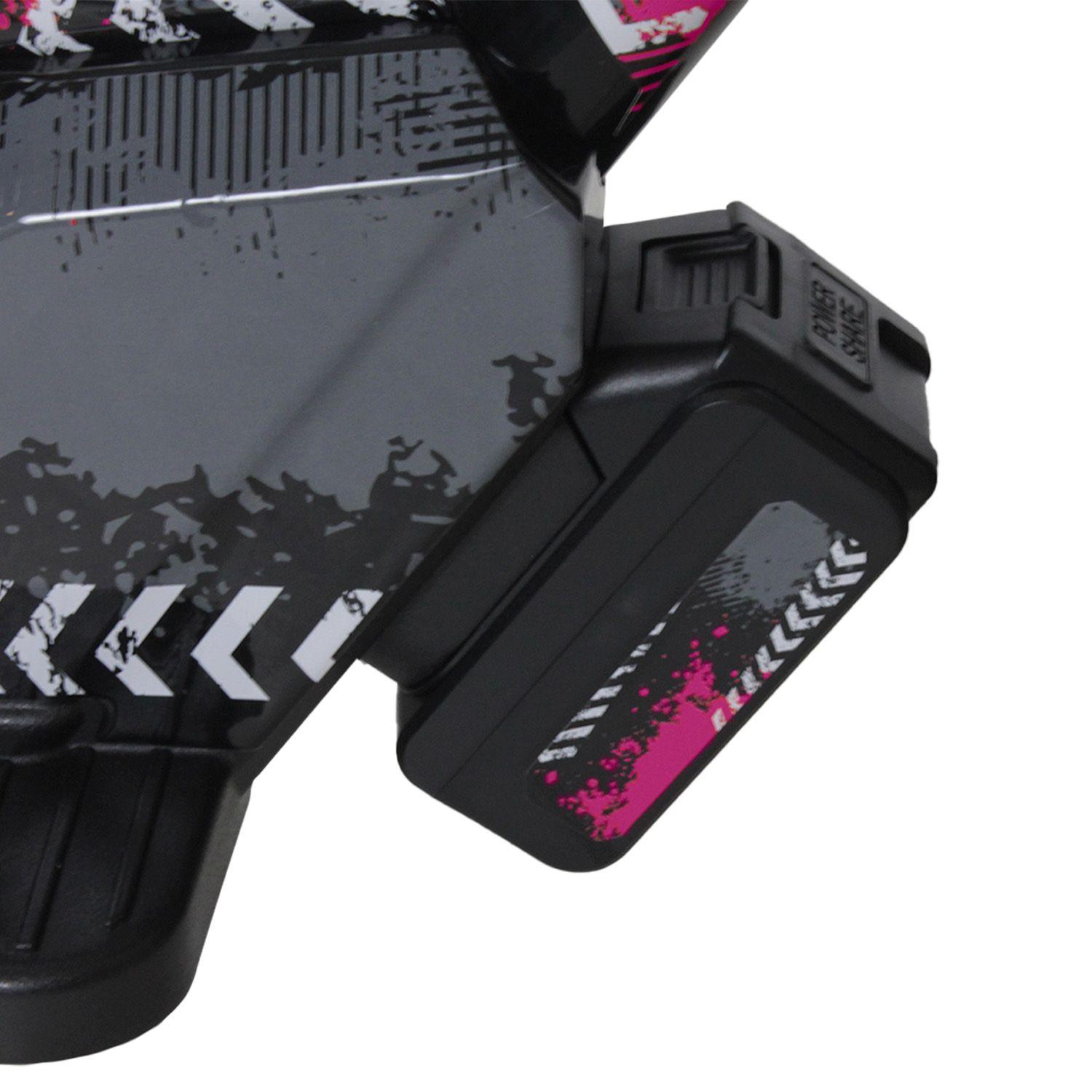 Bicicleta Moto Eléctrica E-Bike BeRide Aro 12 Rosada-4